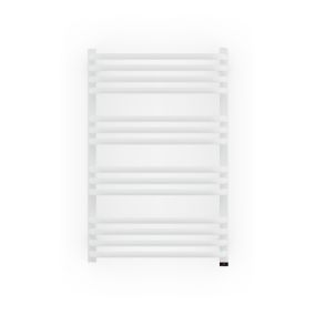 Terma Alex Electric White Towel warmer (W)500mm x (H)760mm