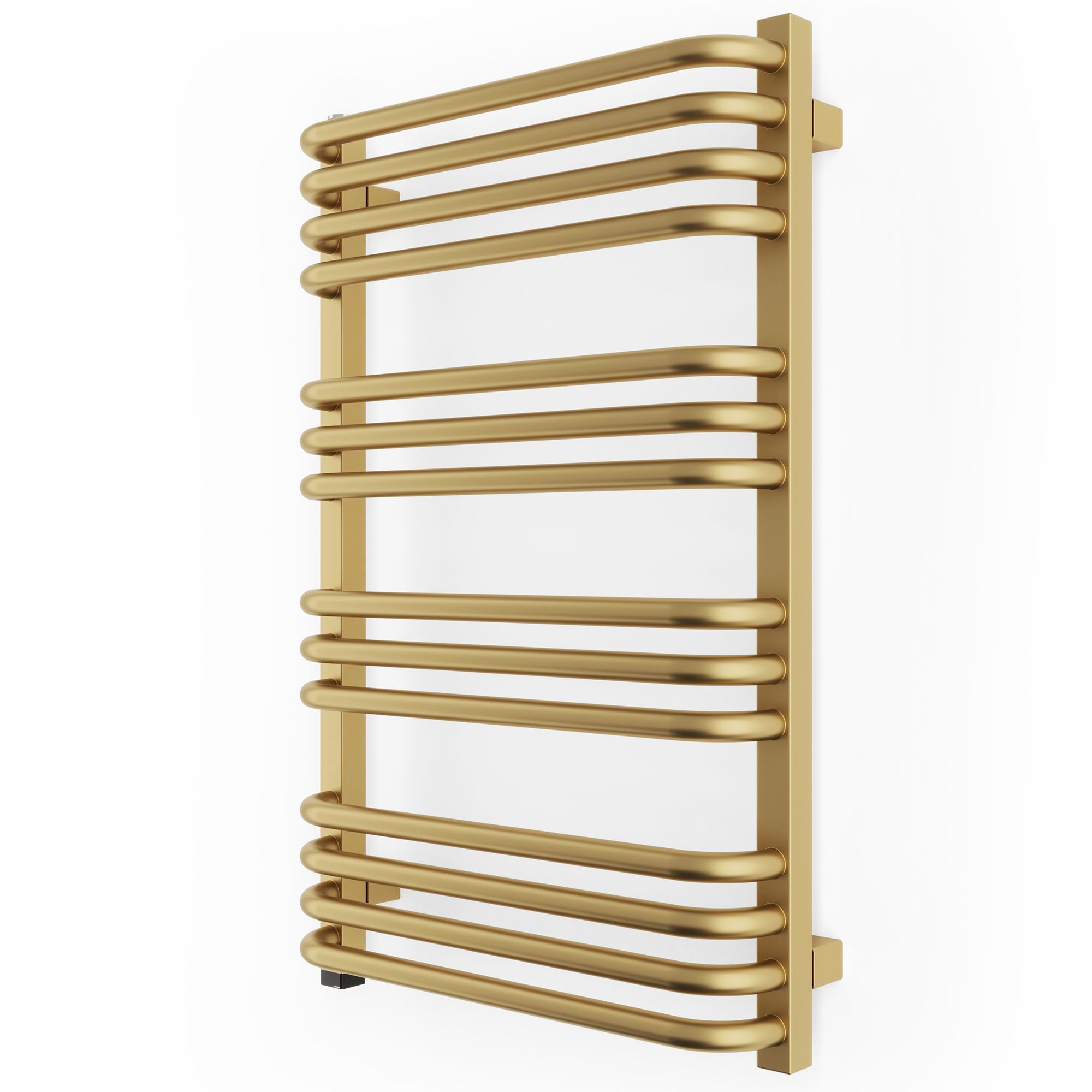 Terma Alex ONE Brass effect Electric Flat Towel warmer (W)500mm x (H)760mm