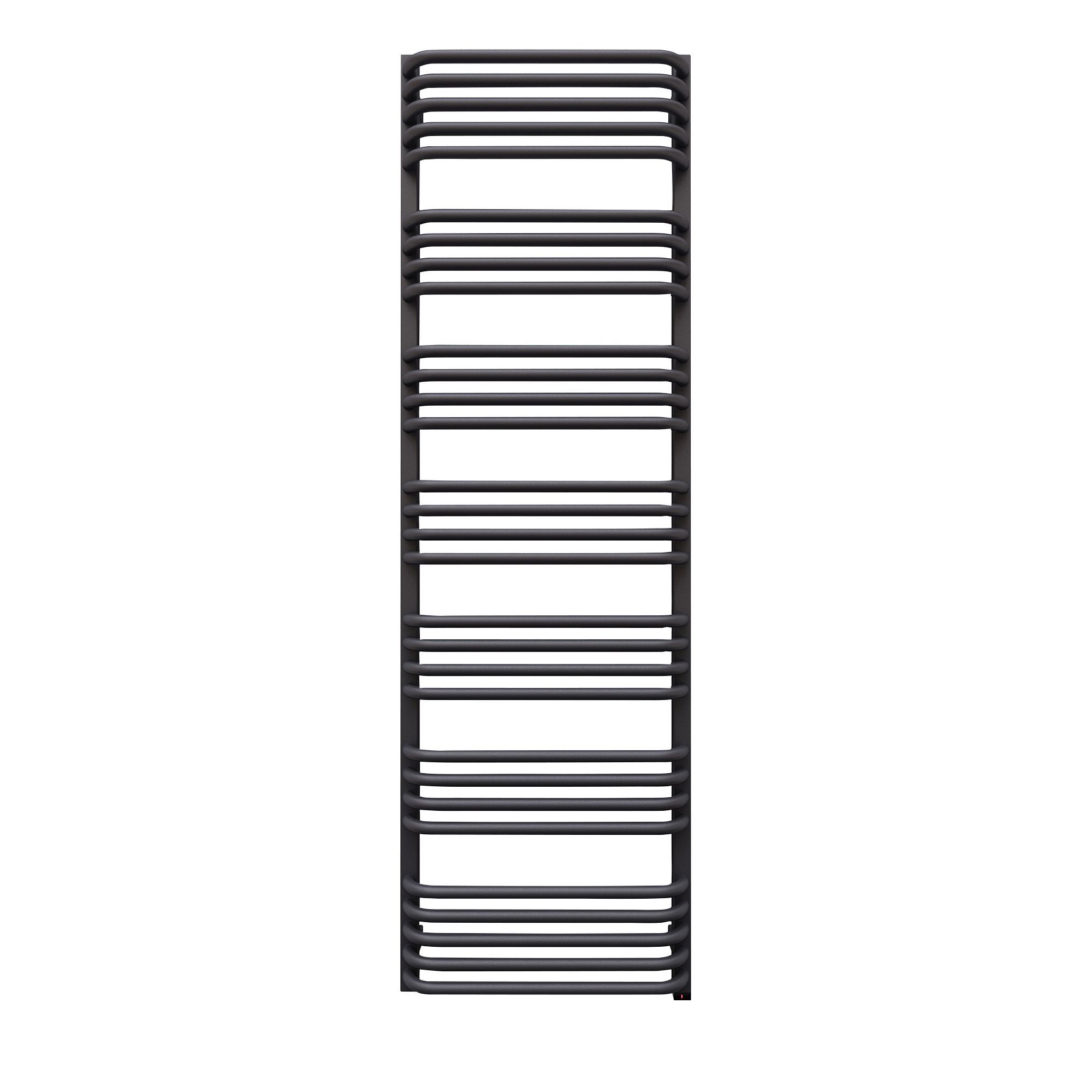 Terma Alex ONE Modern grey Electric Towel warmer (W)500mm x (H)1580mm