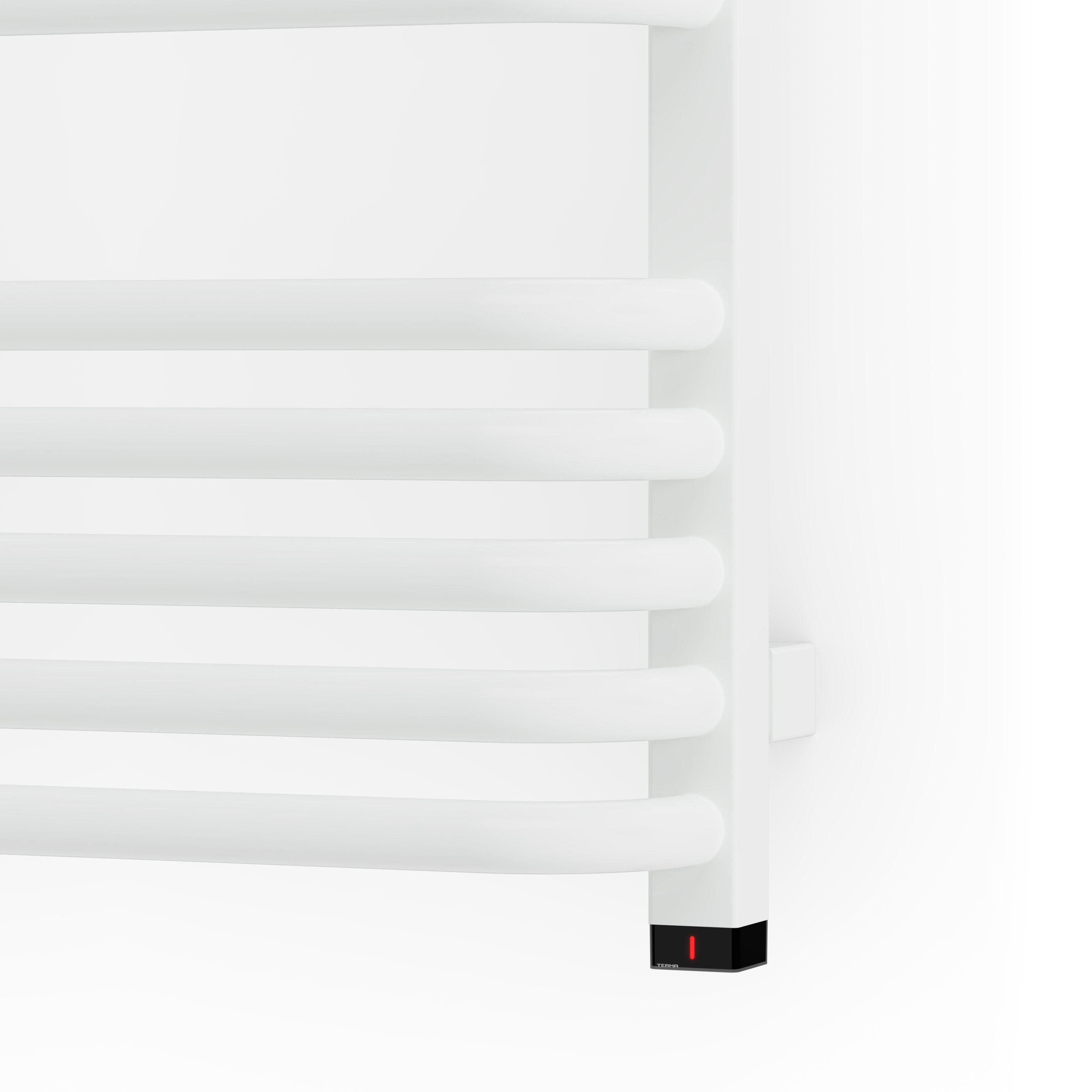Terma Alex White Electric Towel warmer (W)500mm x (H)1140mm