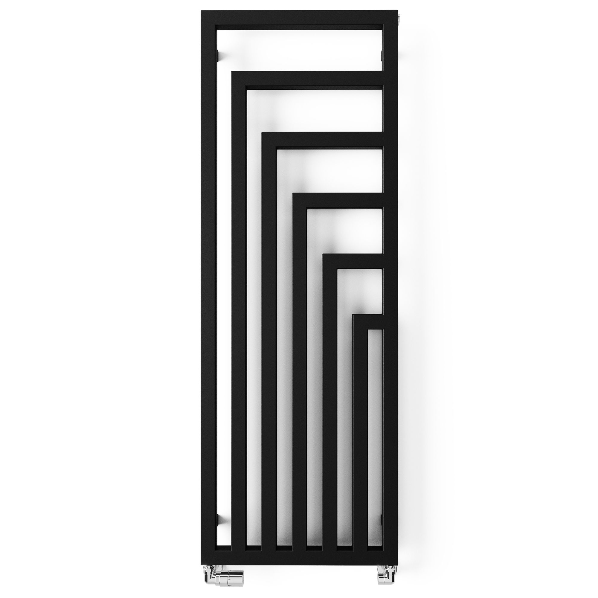 Terma Angus Black Electric Vertical Designer 2425BTU Radiator, (W)520mm x (H)1460mm