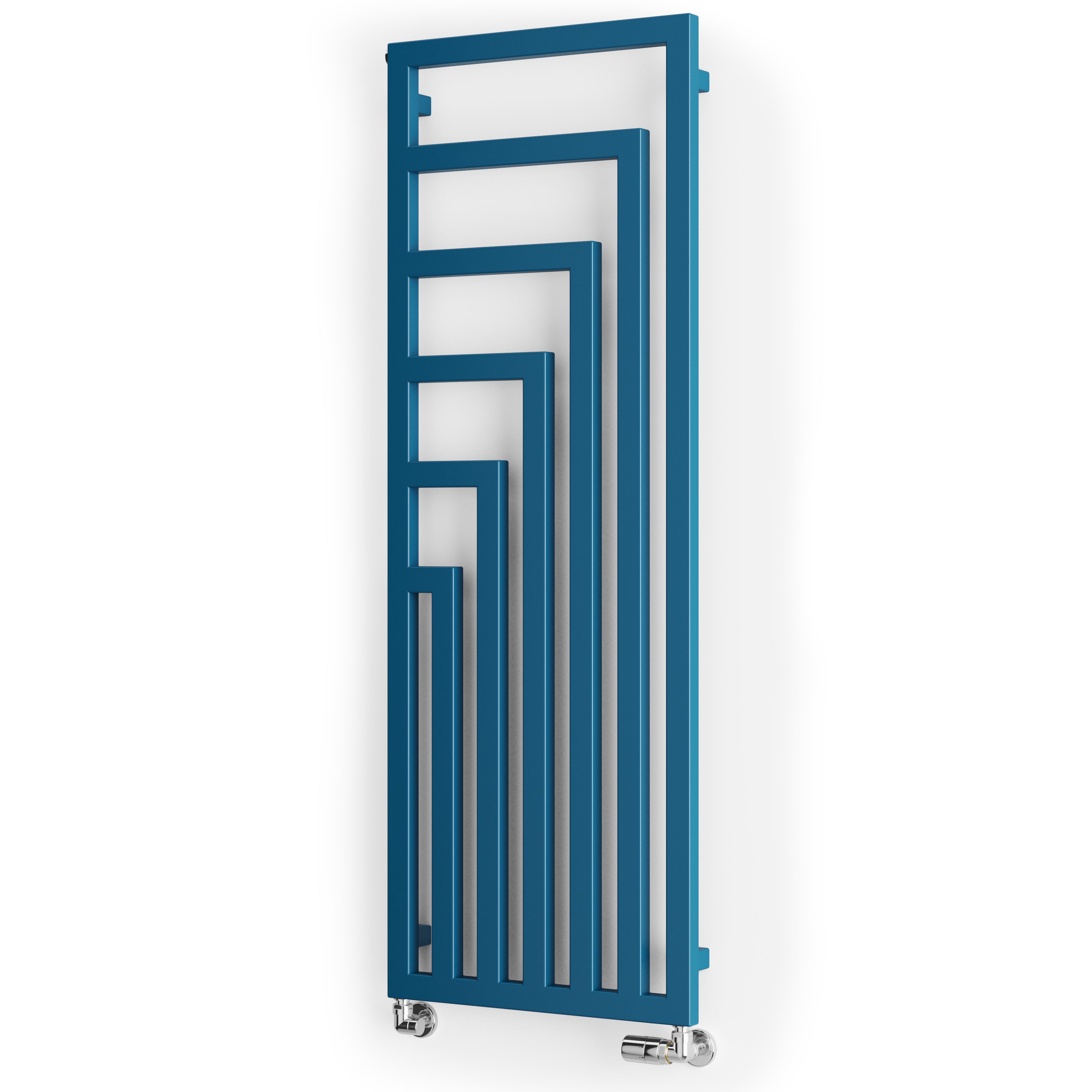 Terma Angus Blue Electric Vertical Designer 2425BTU Radiator, (W)520mm ...