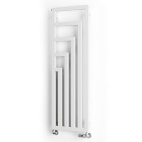 Terma Angus White Vertical Designer Radiator, (W)440mm x (H)1300mm