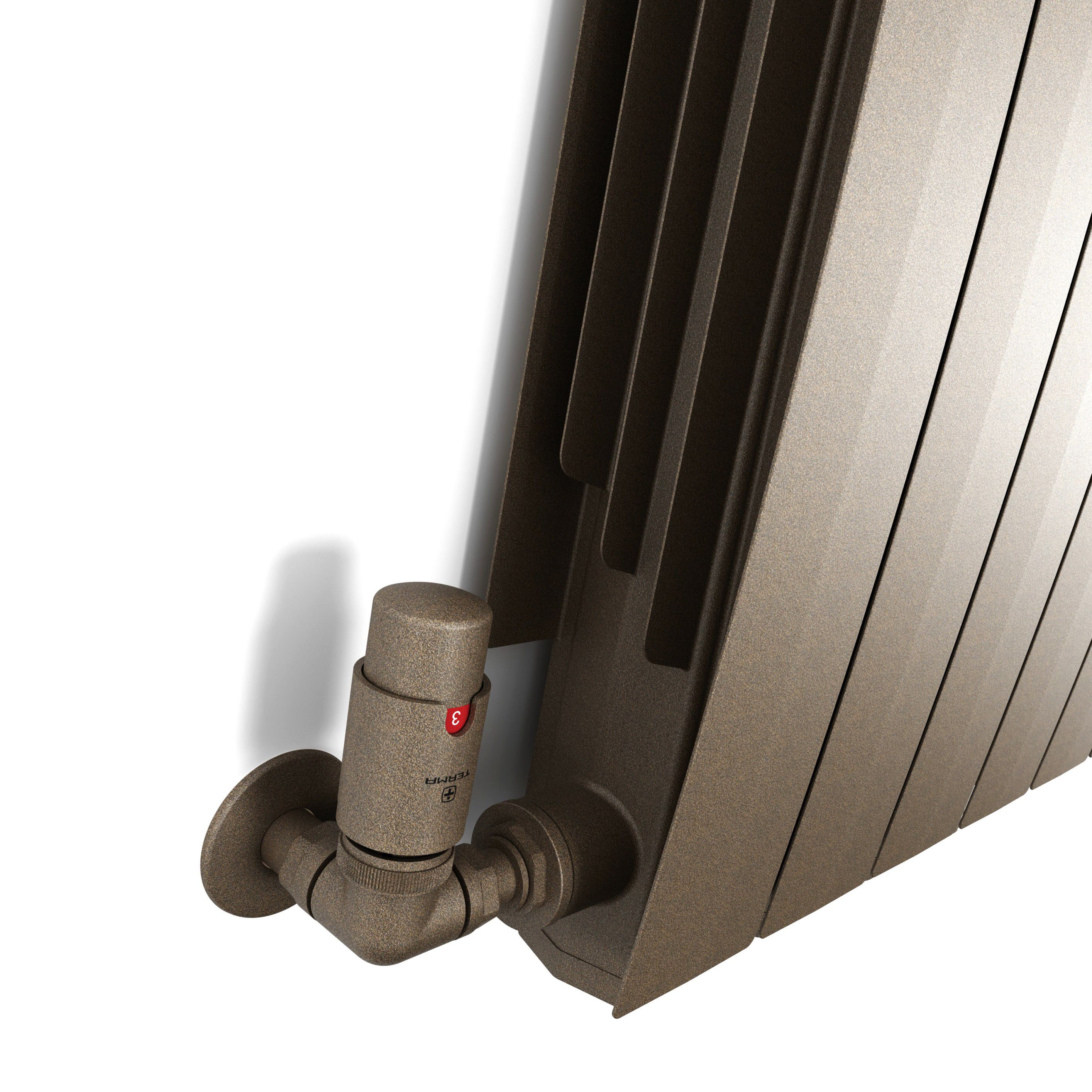 Terma Bergamo Quartz Mocha Hydronic Horizontal Designer 3842BTU Radiator, (W)800mm x (H)590mm