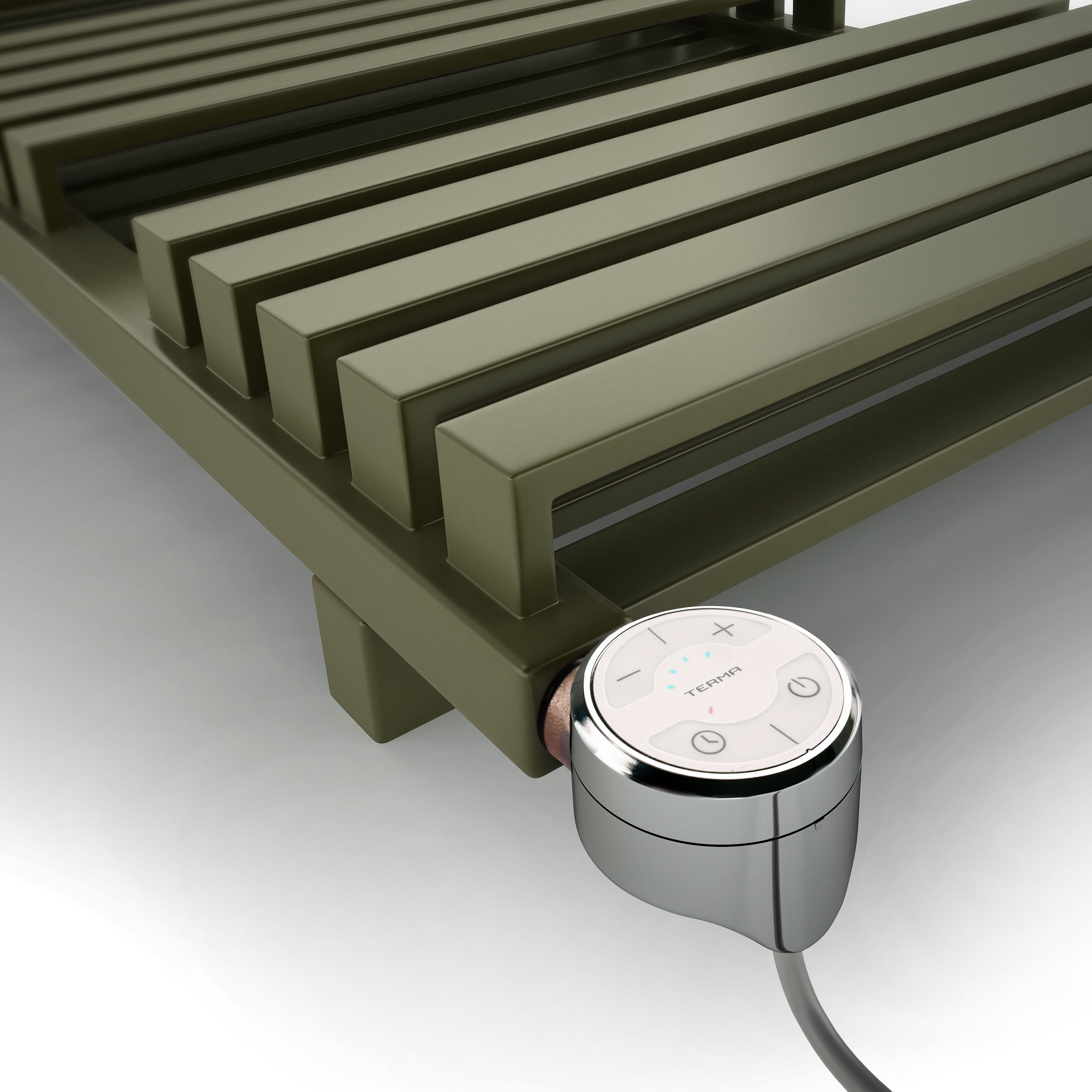 Terma Chrome effect 400W Thermostatic Dry heating element, ½ BSP | DIY at  Bu0026Q