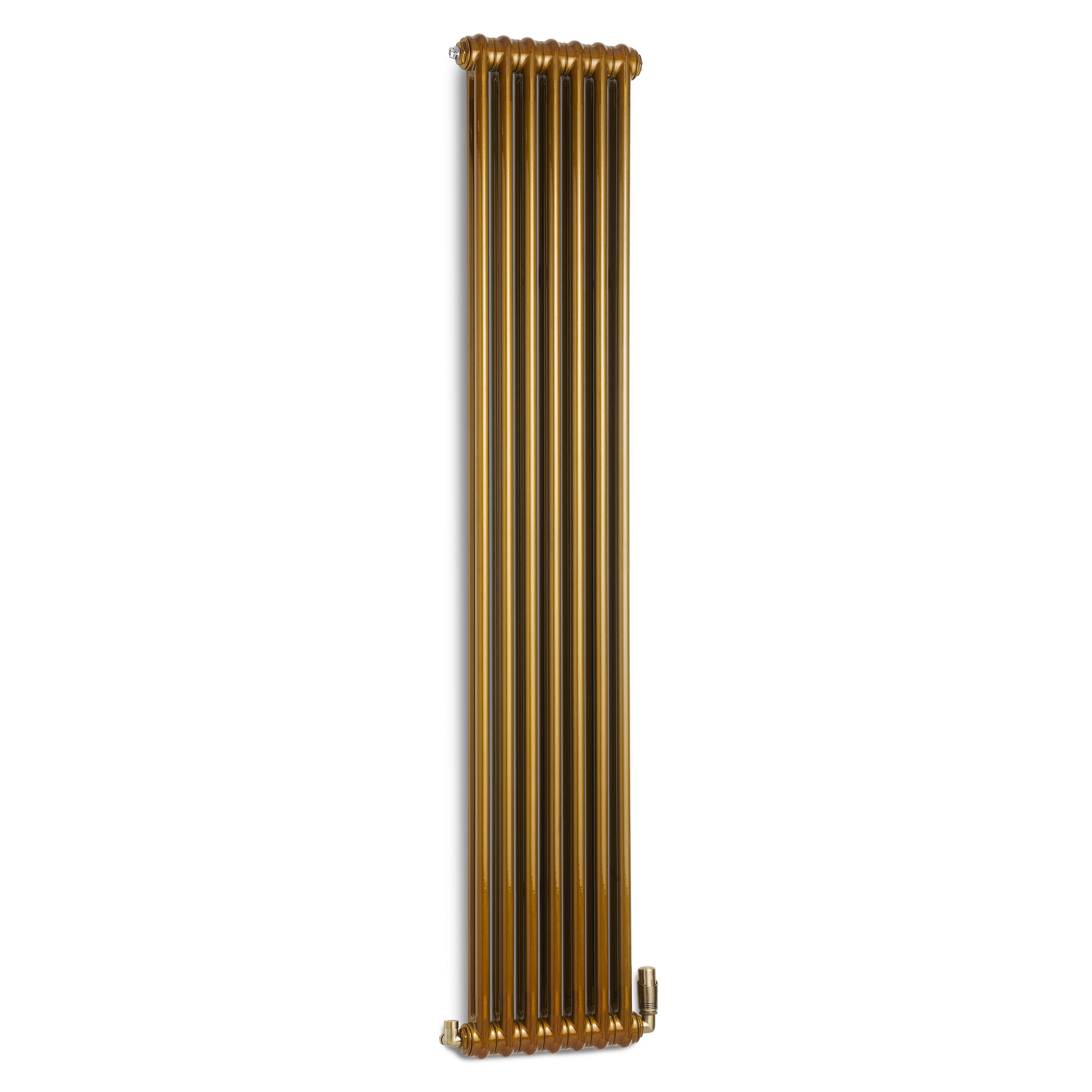 Terma Colorado Brass Lacquer 2 Column Radiator, (W)339mm x (H)1800mm