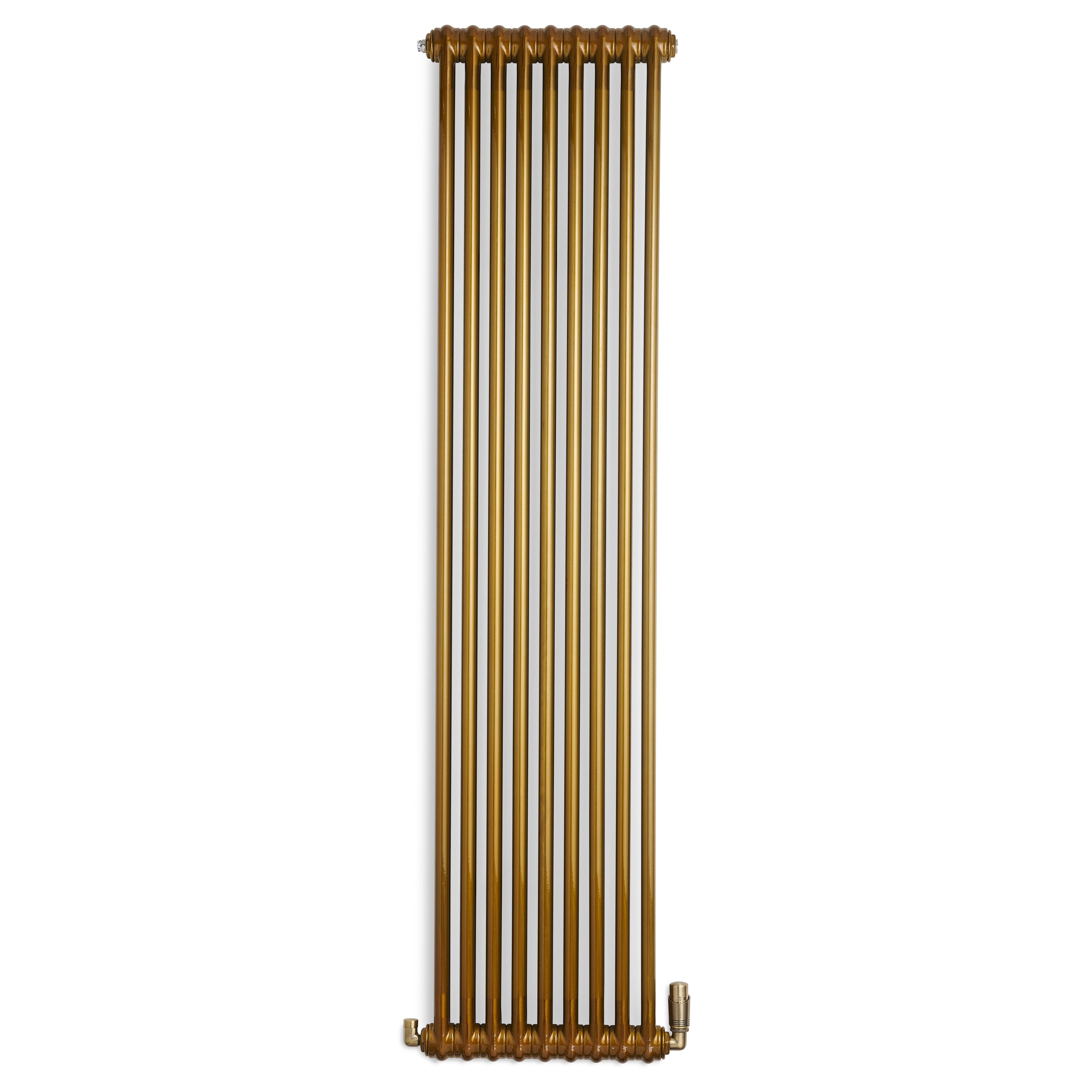 Terma Colorado Brass Lacquer 2 Column Radiator, (W)429mm x (H)1800mm