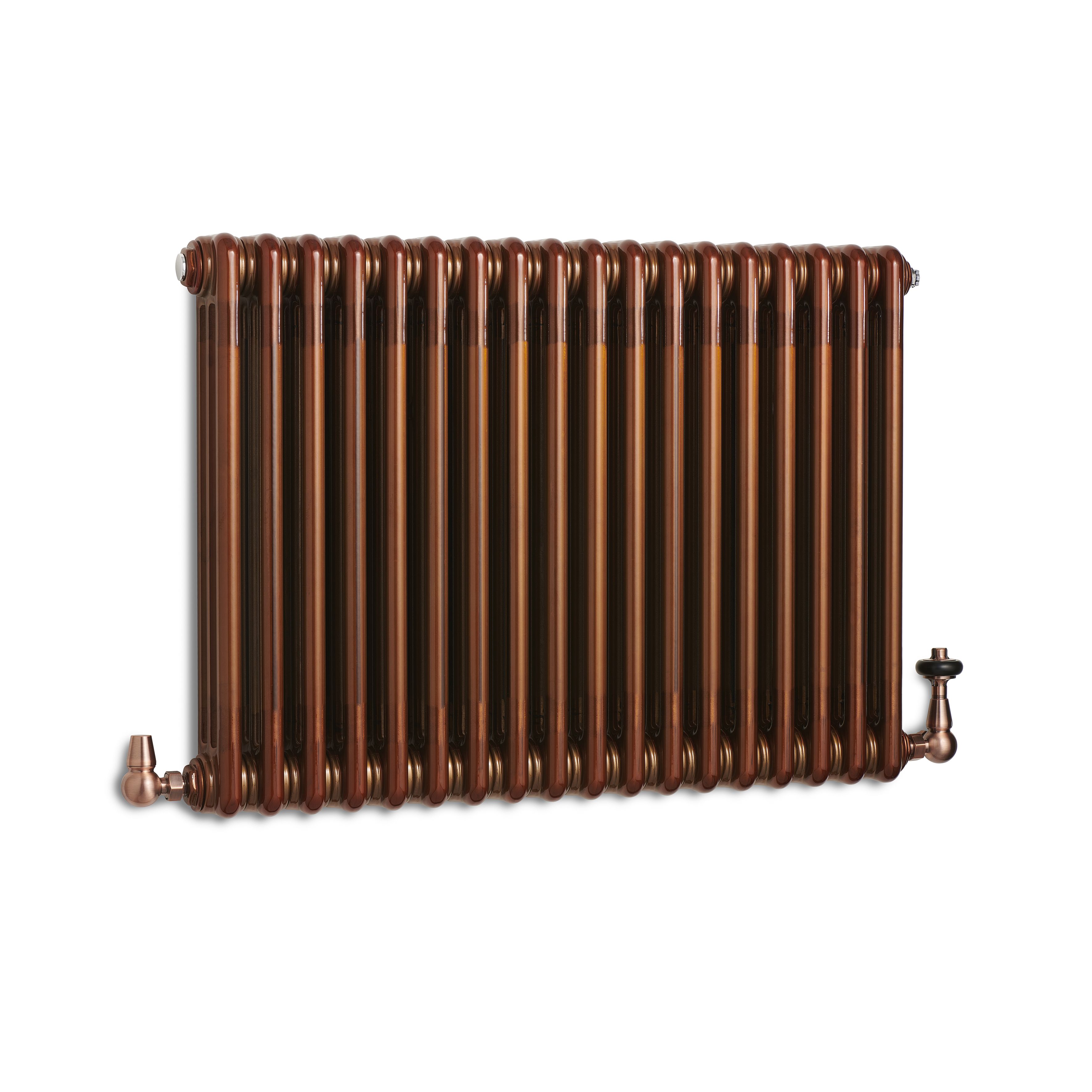 Terma Colorado Copper Lacquer 3 Column Radiator, (W)834mm x (H)600mm