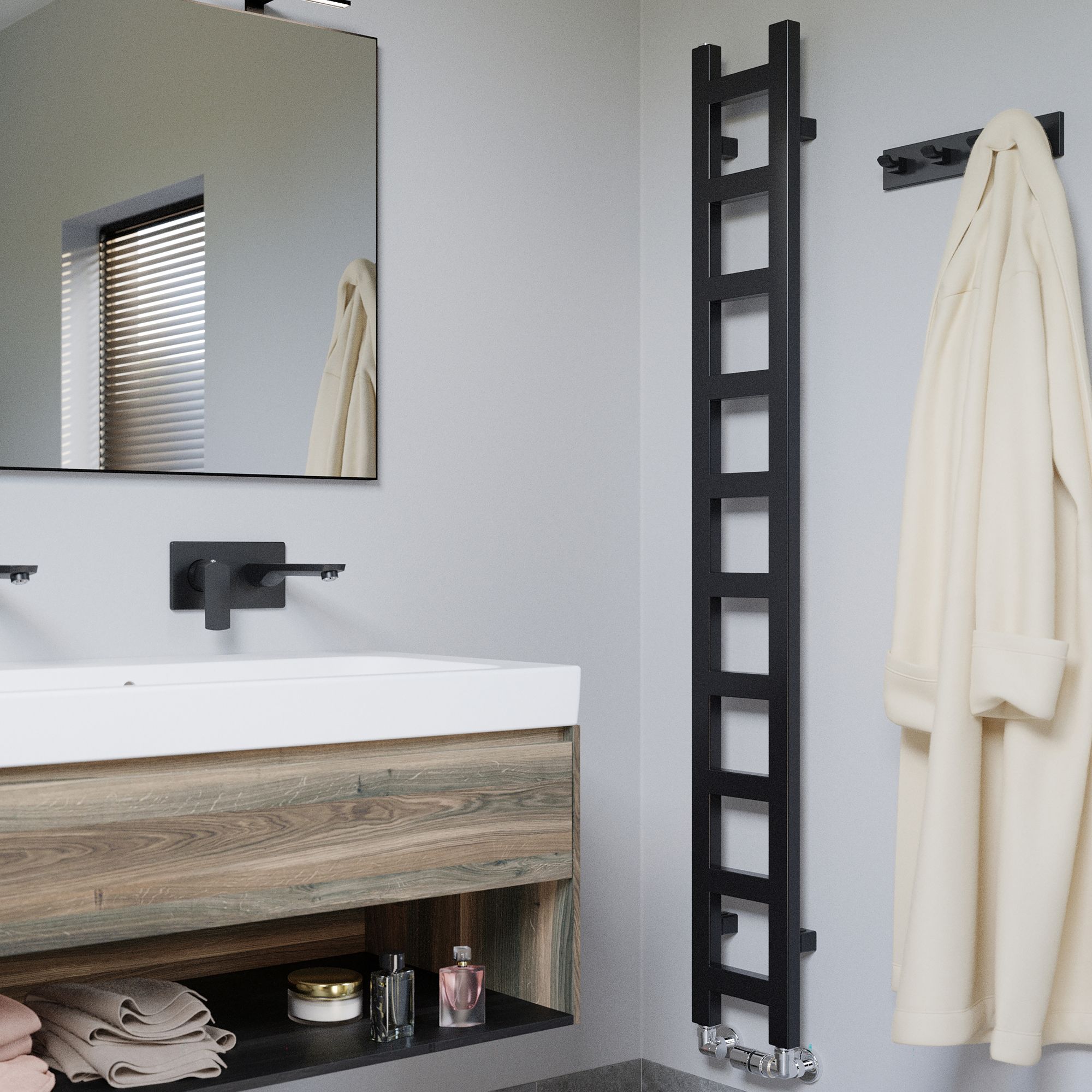 200mm towel online radiator