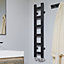 Terma Easy Black Flat Towel warmer (W)200mm x (H)960mm