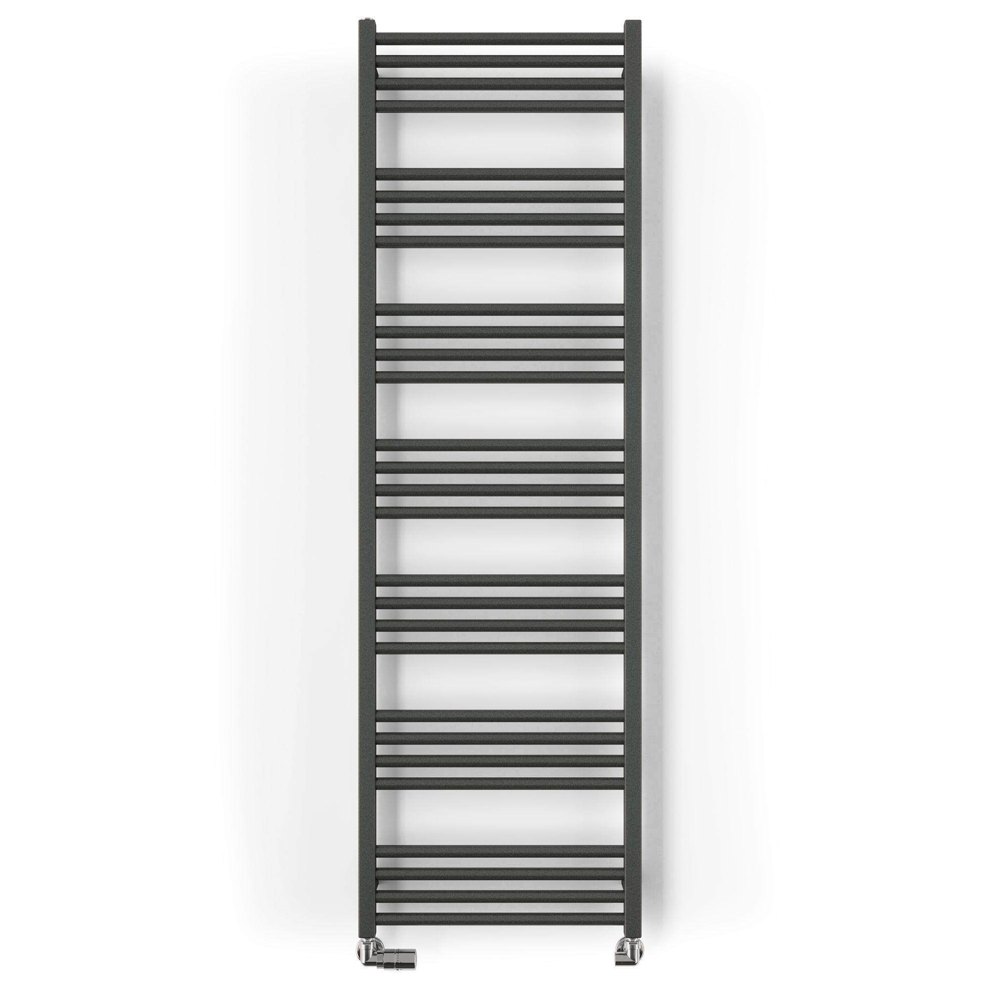 Terma Fiona Grey Flat Towel warmer (W)500mm x (H)1620mm