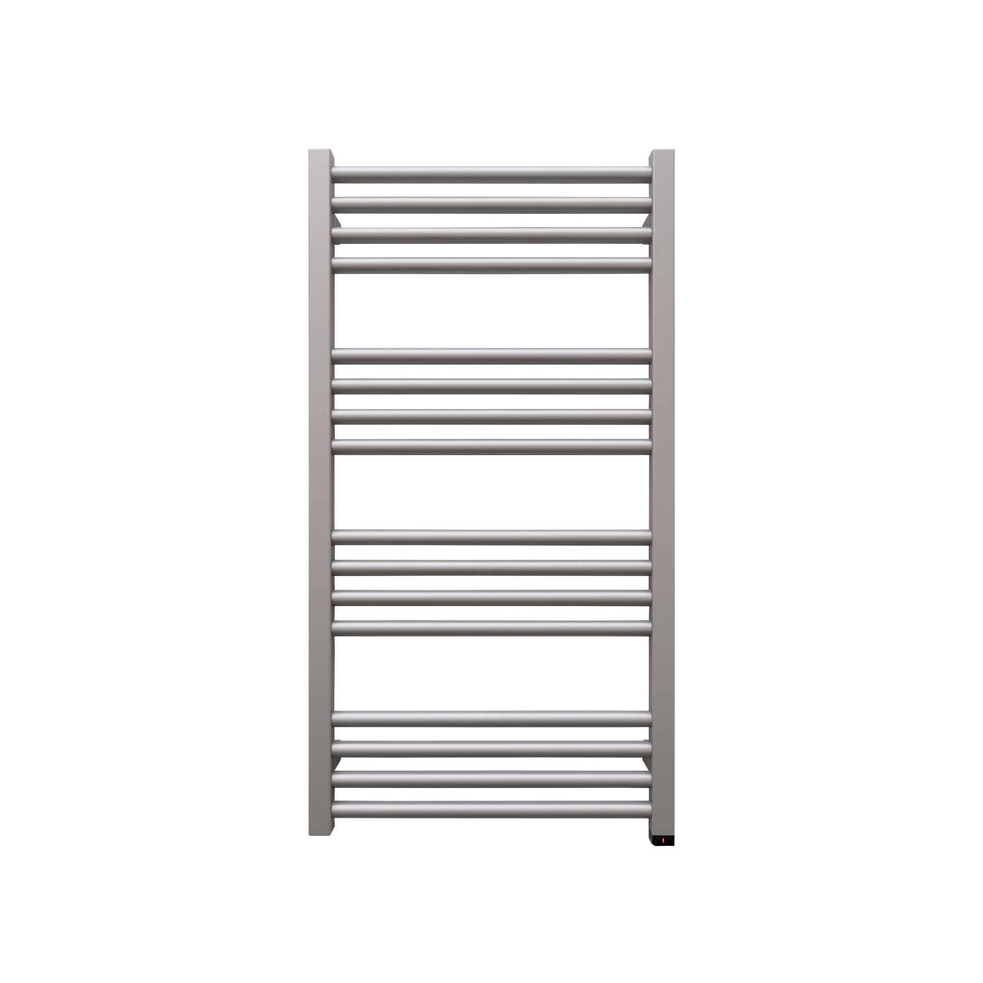 Terma Fiona Sparkling gravel Electric Towel warmer (W)480mm x (H)900mm