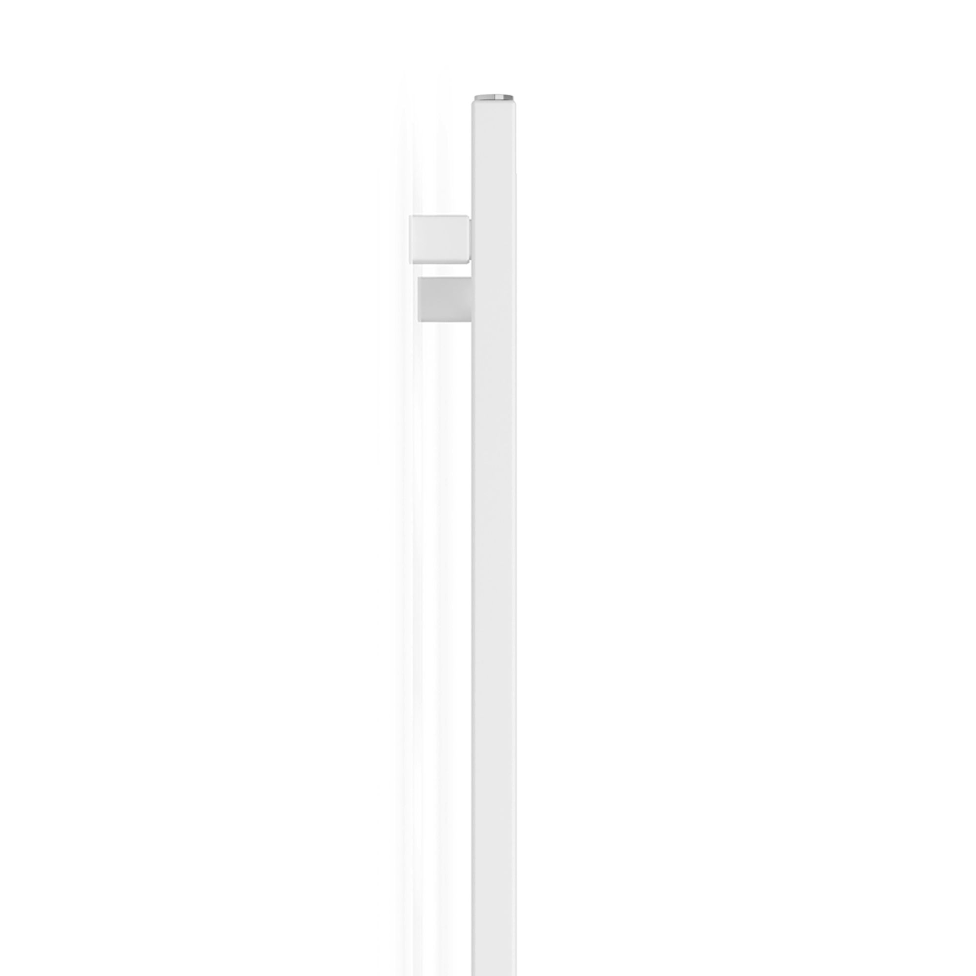 Terma Fiona White Electric & gas Flat Towel warmer (W)500mm x (H)1140mm