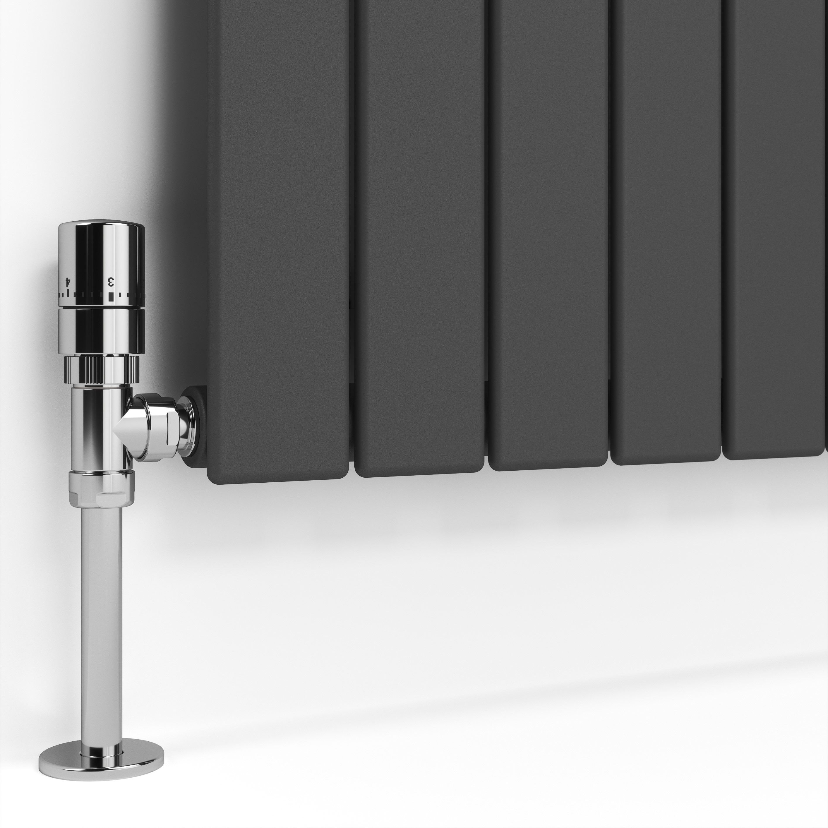 Terma Forte Metallic Grey Hydronic Horizontal or vertical Designer ...