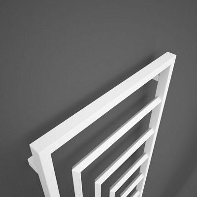 Terma Harley Matt soft white Vertical Designer Radiator, (W)630mm x (H)1600mm