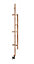 Terma Hex Bright copper Vertical Designer Radiator, (W)486mm x (H)1220mm