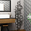 Terma Hex Matt grey Vertical Designer Radiator, (W)573mm x (H)1700mm