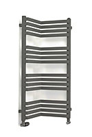 Terma Incorner Modern grey Towel warmer (W)350mm x (H)1005mm