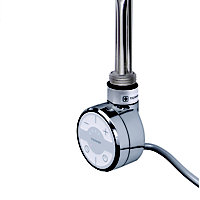 Terma MOA Chrome effect 1000W Thermostatic Heating element, ½" BSP