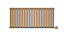 Terma Nemo Bright copper Horizontal Designer Radiator, (W)1185mm x (H)530mm