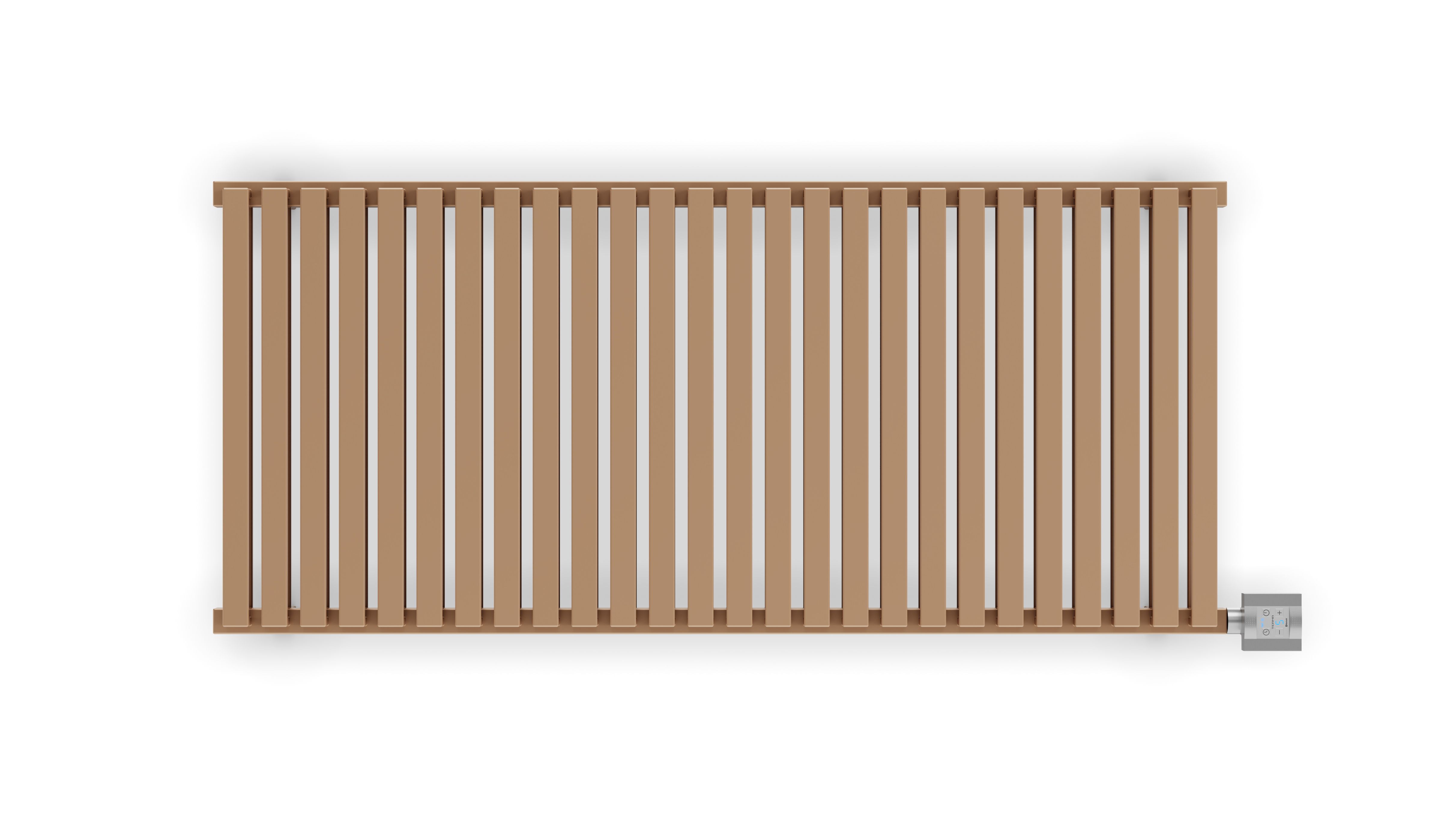 Terma Nemo Bright copper Horizontal Designer Radiator, (W)1185mm x (H)530mm