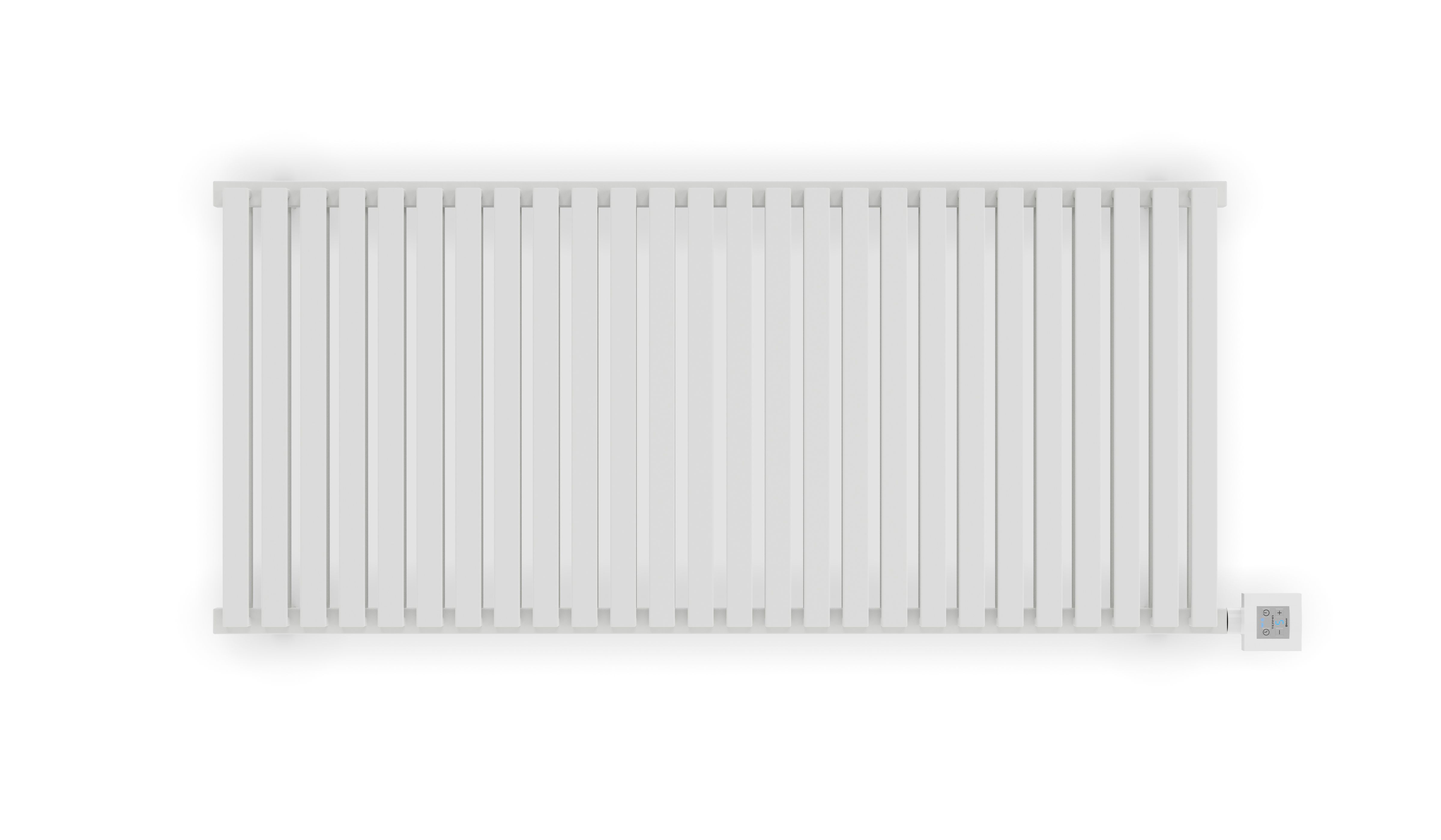 Terma Nemo Sea salt white Horizontal Designer Radiator, (W)1185mm x (H)530mm