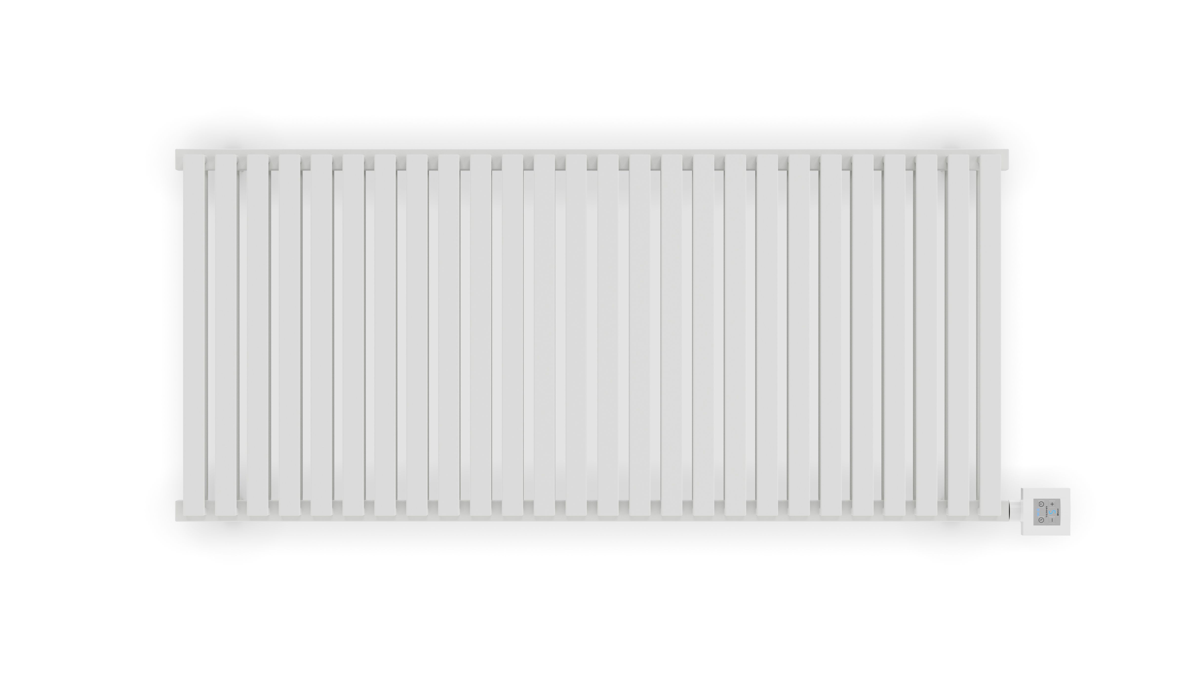 Terma Nemo WLNEM053118 SFMSE7TS1D Sea salt white Electric Horizontal Designer Radiator, (W)1185mm x (H)530mm