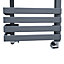 Terma Outcorner 799W Modern grey Towel warmer (H)1545mm (W)300mm