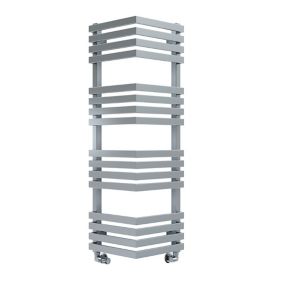 Terma Outcorner Chrome effect Towel warmer (W)300mm x (H)1005mm