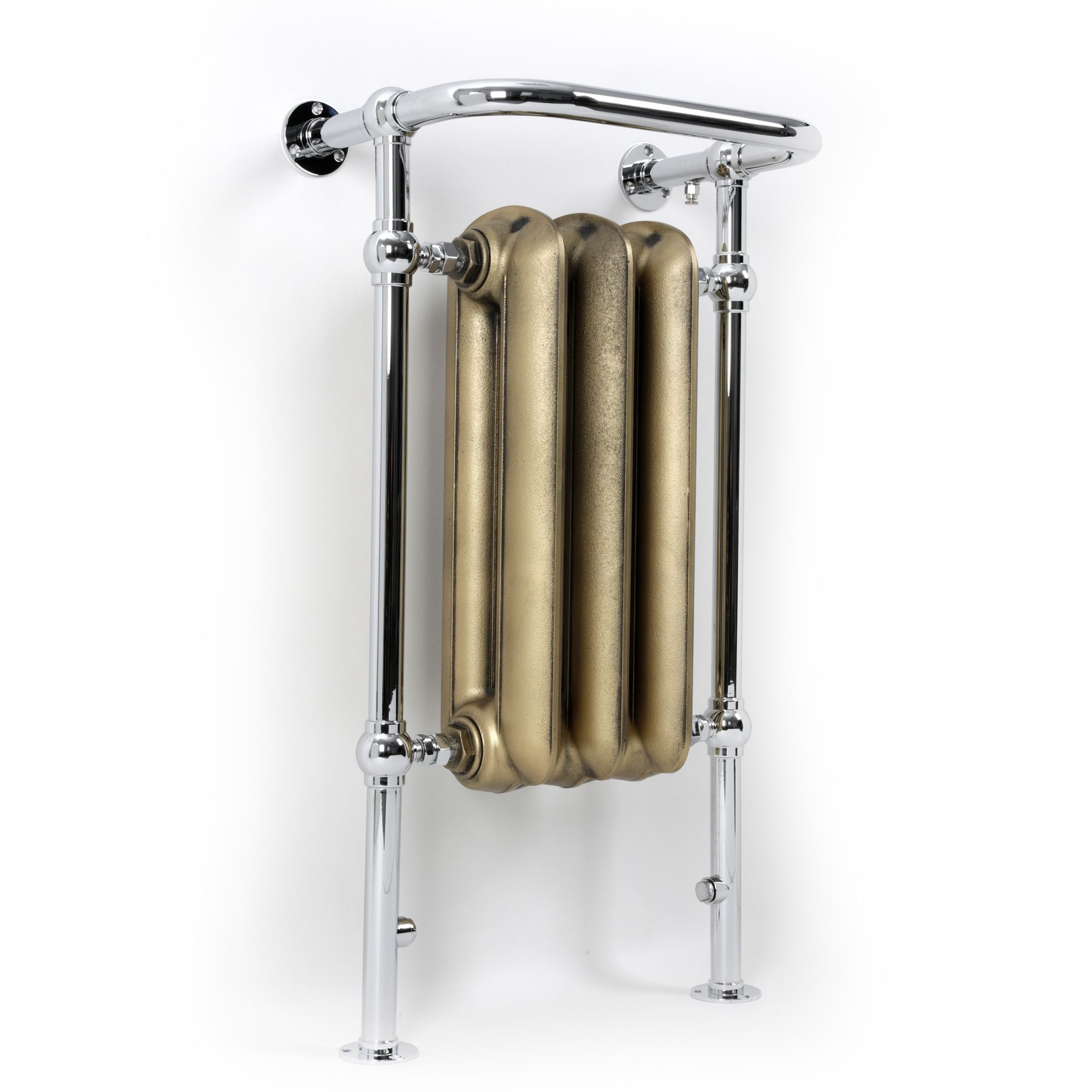 Antique brass towel warmer sale