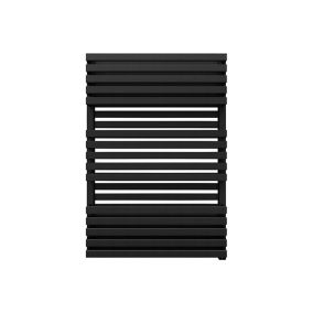Terma Quadrus 800W Metallic black Towel warmer (H)870mm (W)600mm