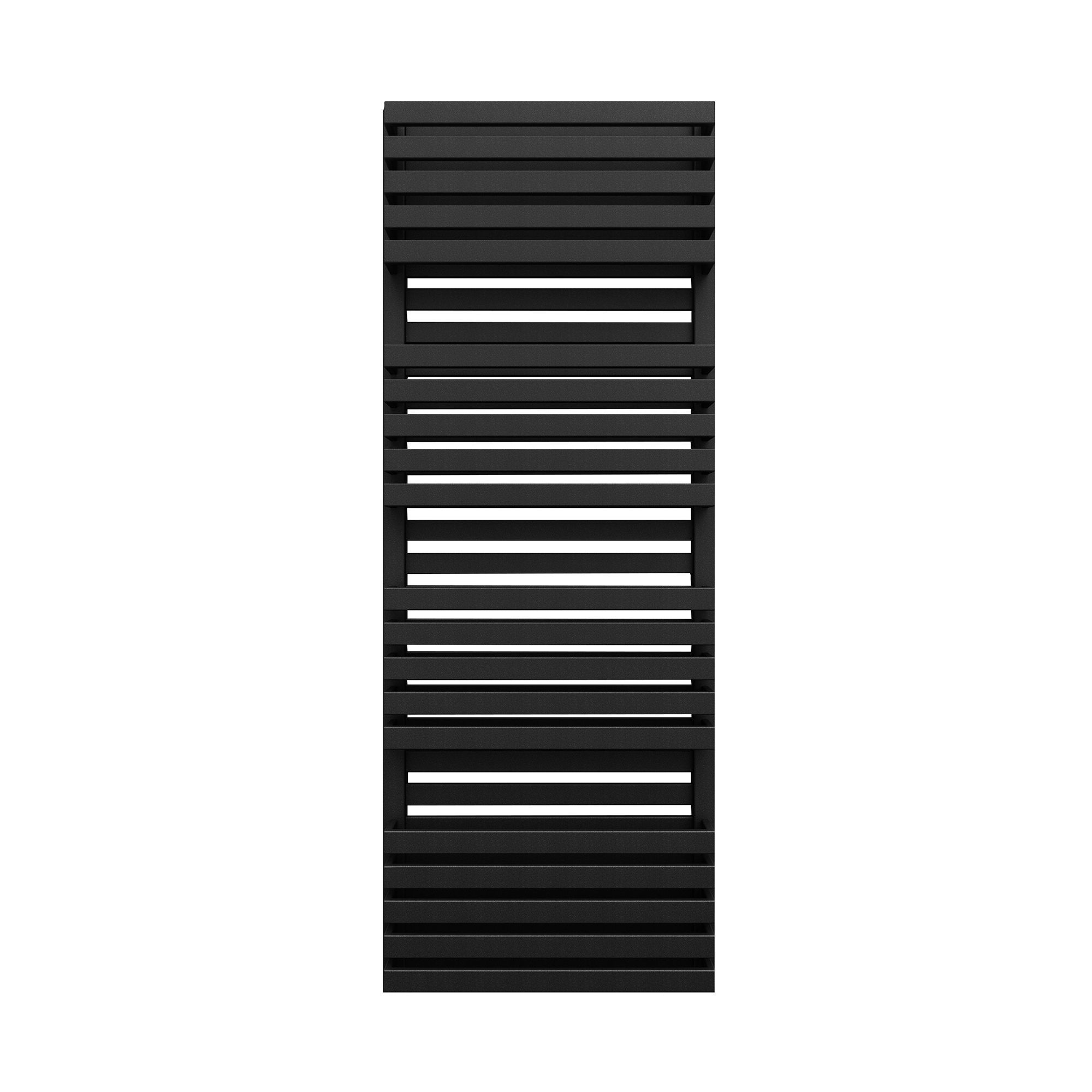 Terma Quadrus Bold Metallic black Towel warmer (W)450mm x (H)1185mm