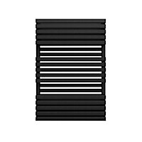Terma Quadrus Bold Metallic black Towel warmer (W)600mm x (H)870mm