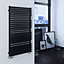 Terma Quadrus Metallic black Towel warmer (W)600mm x (H)1185mm