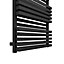 Terma Quadrus Metallic black Towel warmer (W)600mm x (H)870mm
