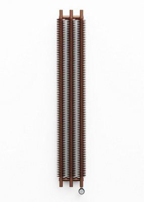 Terma Ribbon Bright copper Vertical Designer Radiator, (W)290mm x (H ...