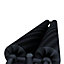 Terma Ribbon Heban black Vertical Designer Radiator, (W)290mm x (H)1720mm