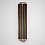 Terma Ribbon Vertical Designer Radiator, Bright Copper (W)390mm (H)1720mm
