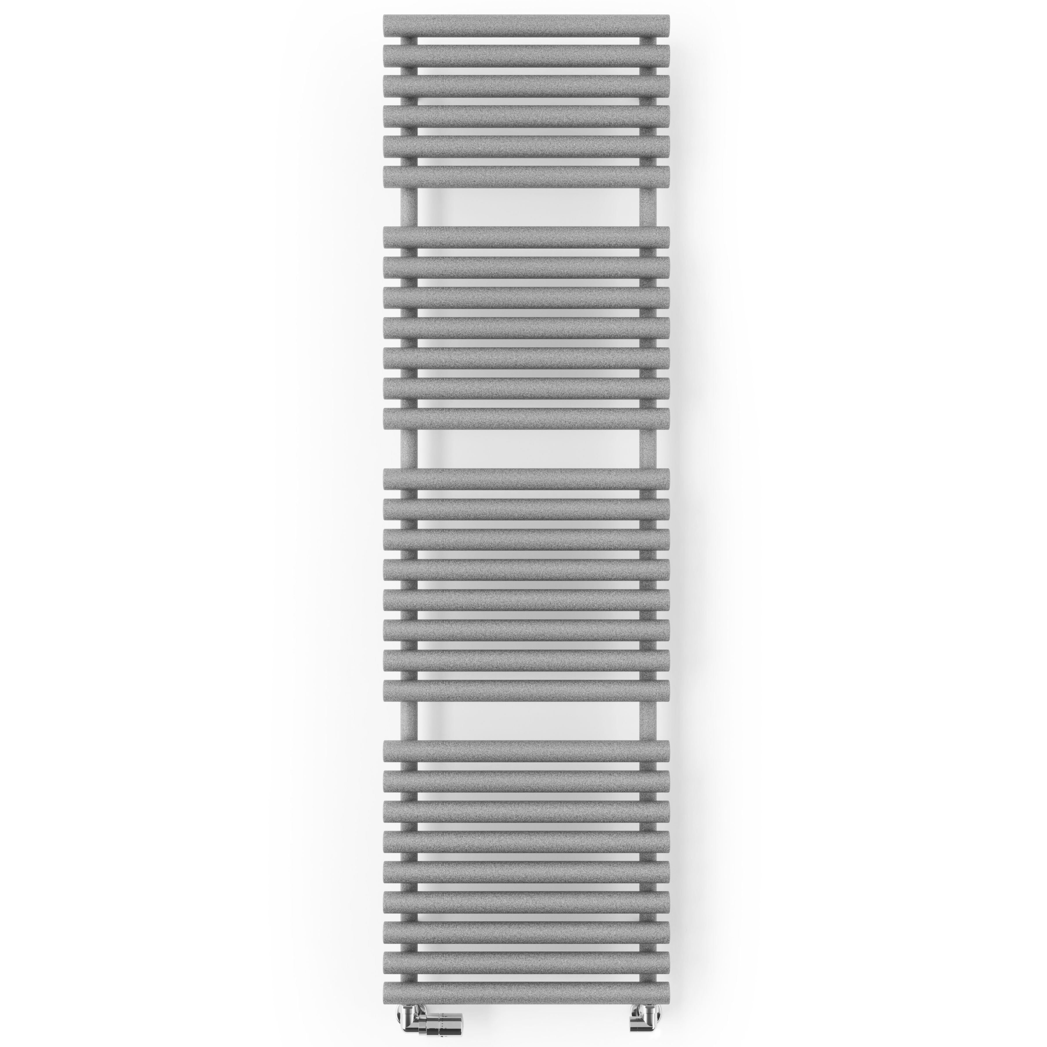 Terma Rolo Grey Electric & gas Flat Towel warmer (W)520mm x (H)1800mm