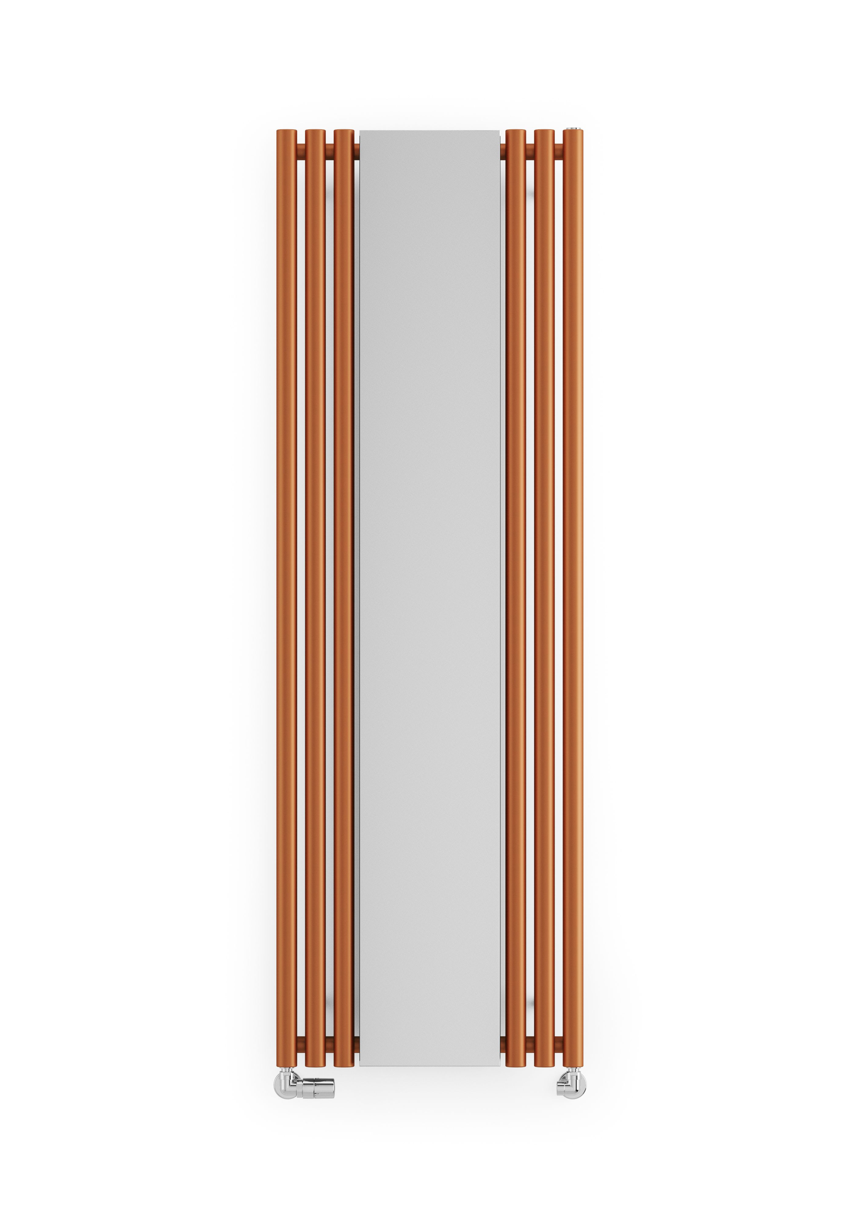 Terma Rolo Mirror Copper Electric Vertical Designer 2858BTU Radiator, (W)590mm x (H)1800mm