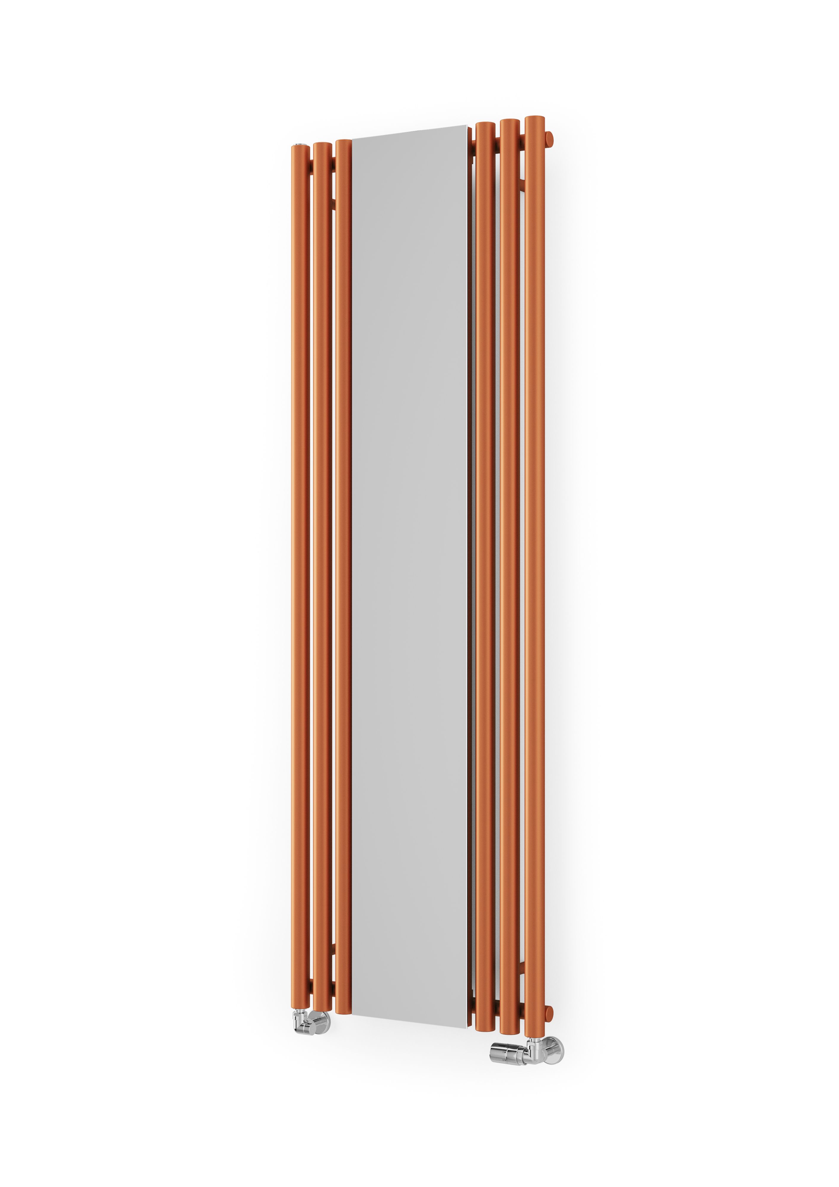 Terma Rolo Mirror Copper Vertical Designer Radiator, (W)590mm x (H)1800mm