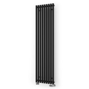 Terma Rolo Room Black Horizontal or vertical Designer Radiator, (W)480mm x (H)1800mm