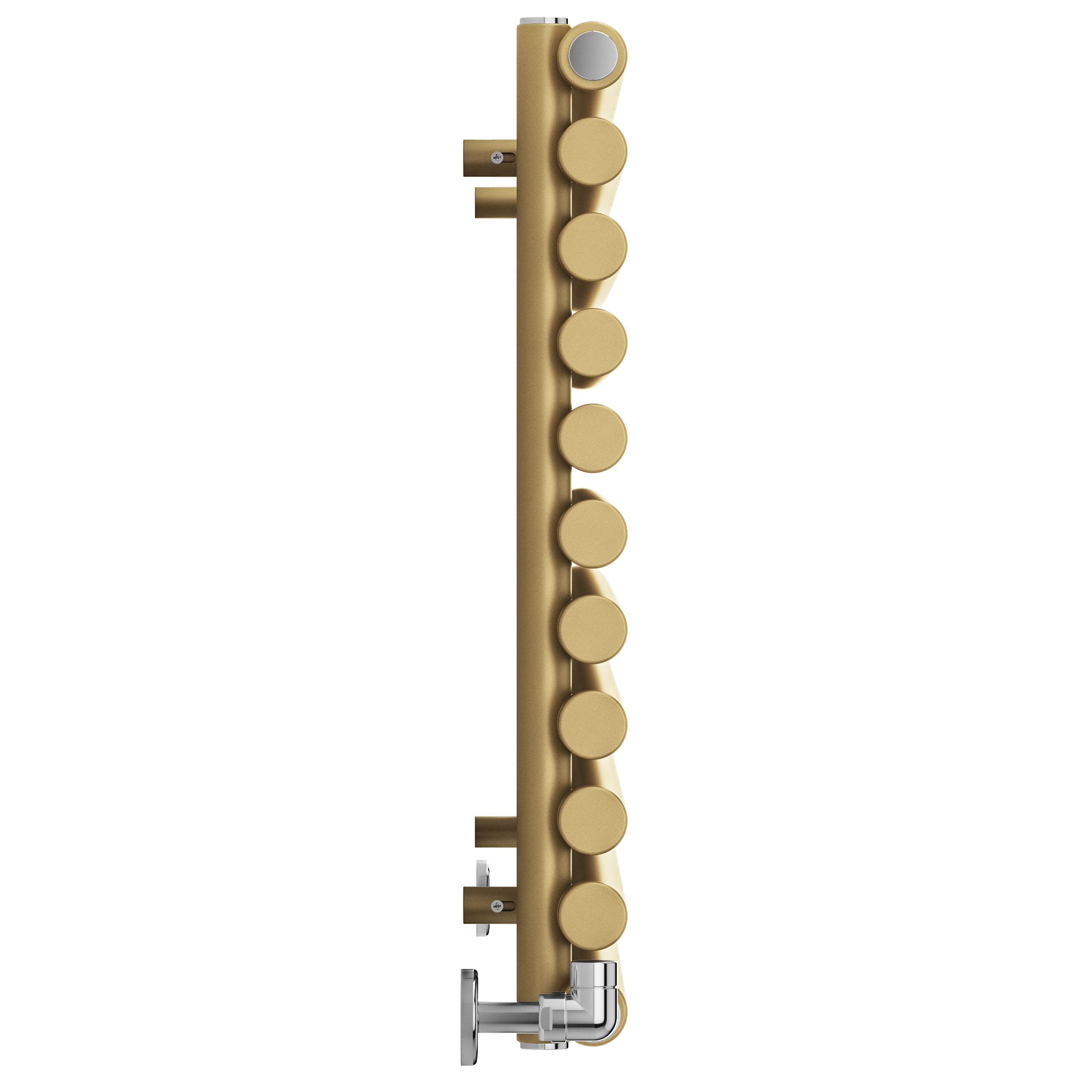 Terma Rolo Room Brass Electric Horizontal or vertical Designer 3028BTU ...