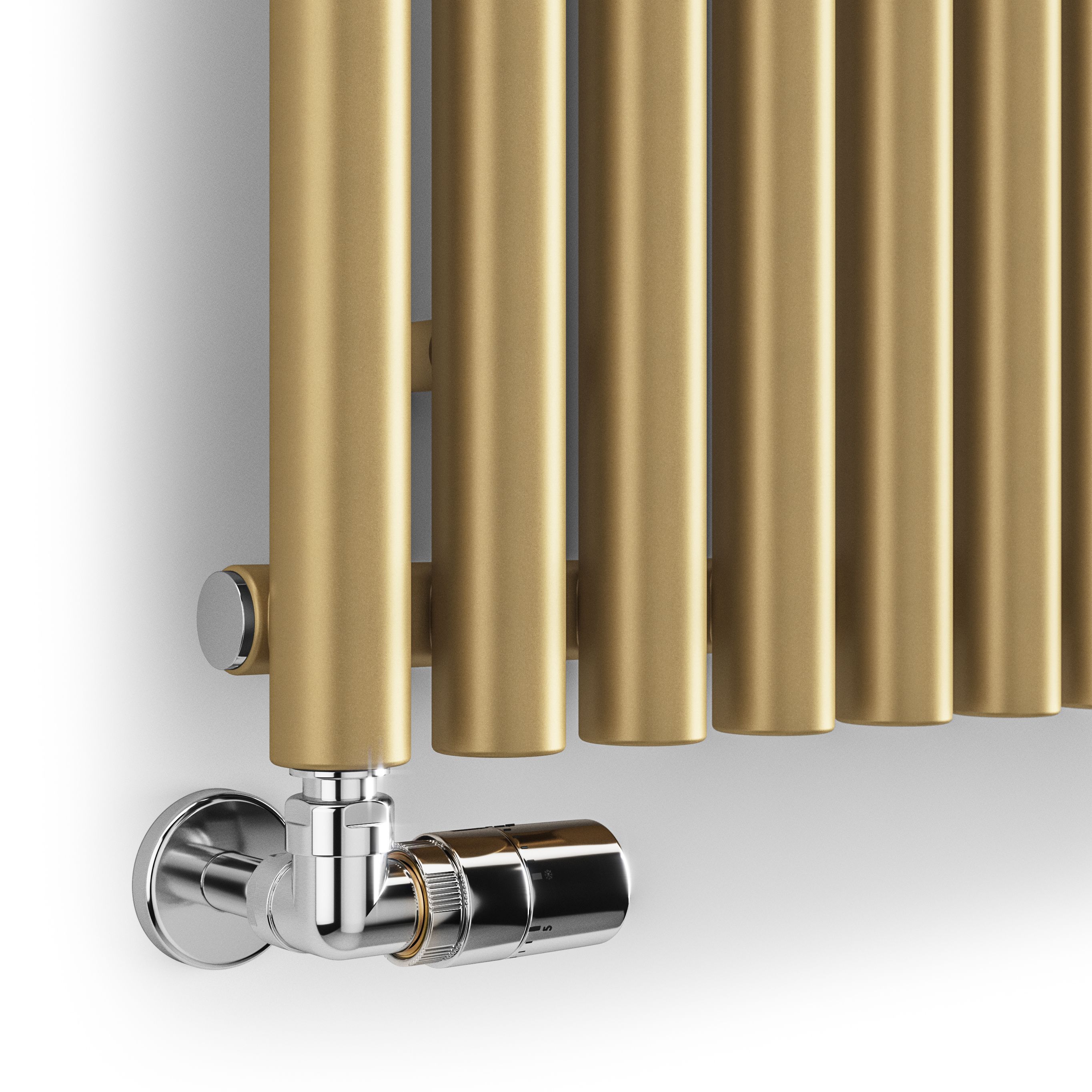 Terma Rolo Room Brass Electric Horizontal or vertical Designer 3028BTU ...