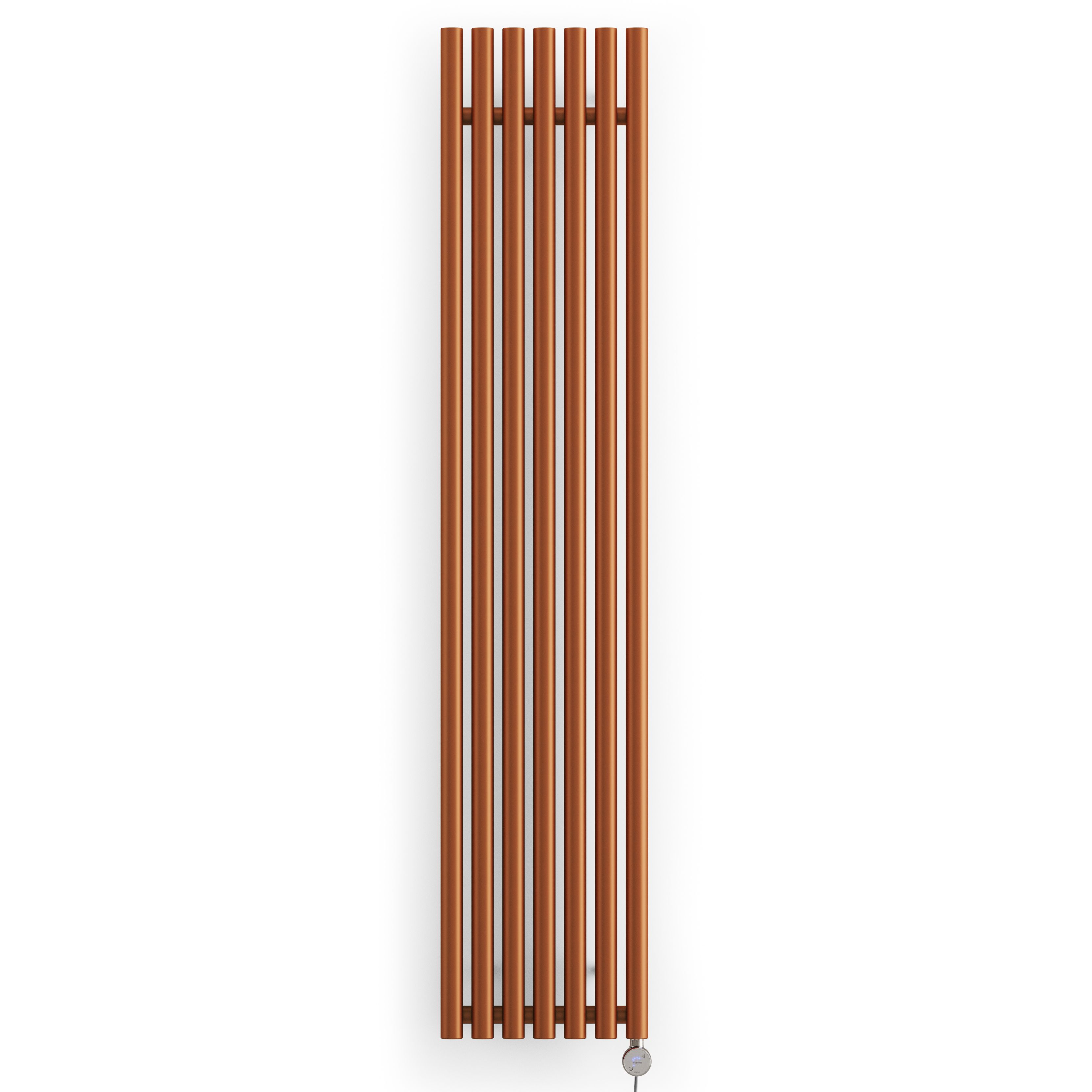Terma Rolo Room Copper Electric Vertical Designer 2728BTU Radiator, (W ...