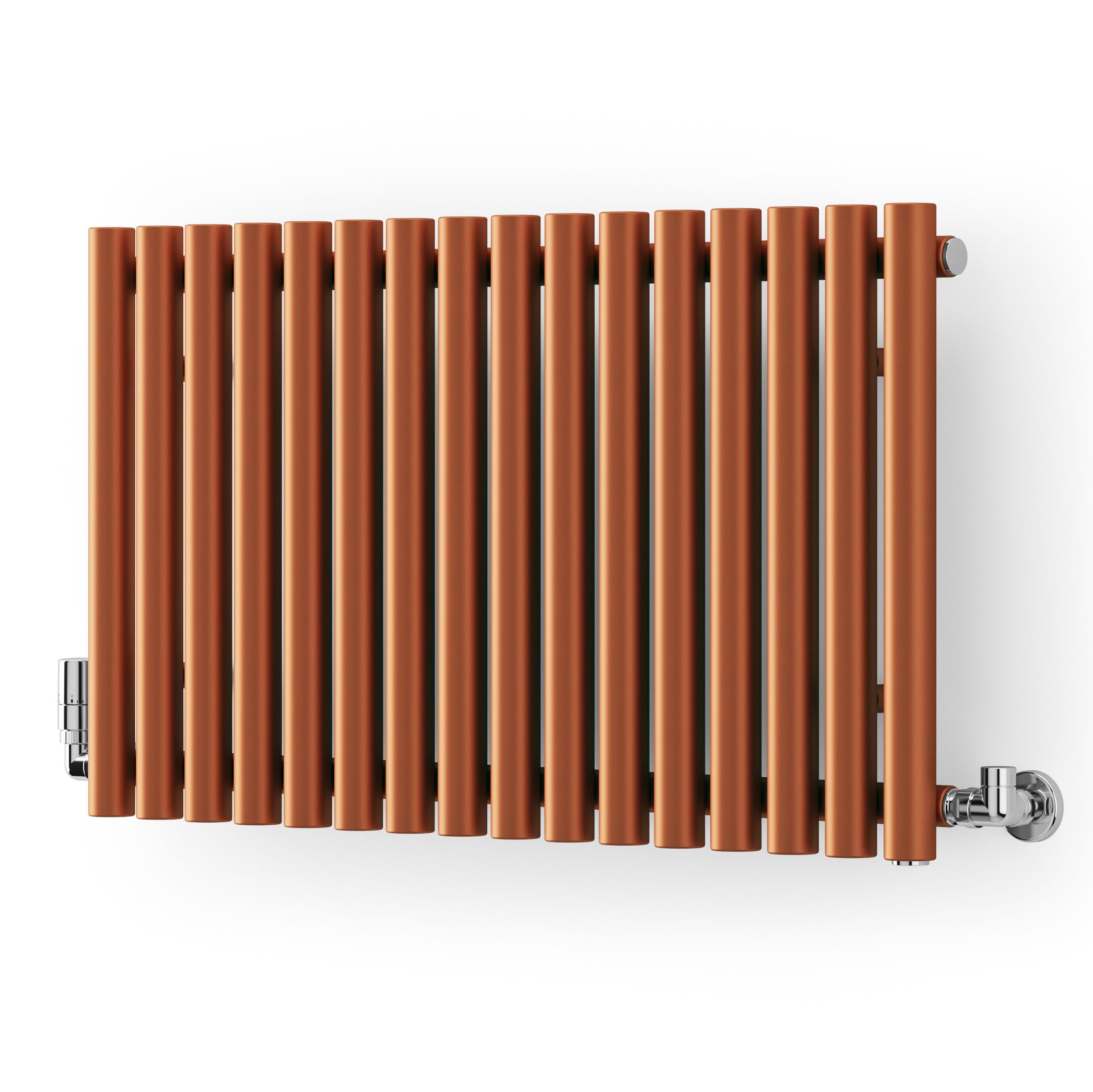 Terma Rolo Room Copper Horizontal Designer Radiator, (W)865mm x (H)500mm