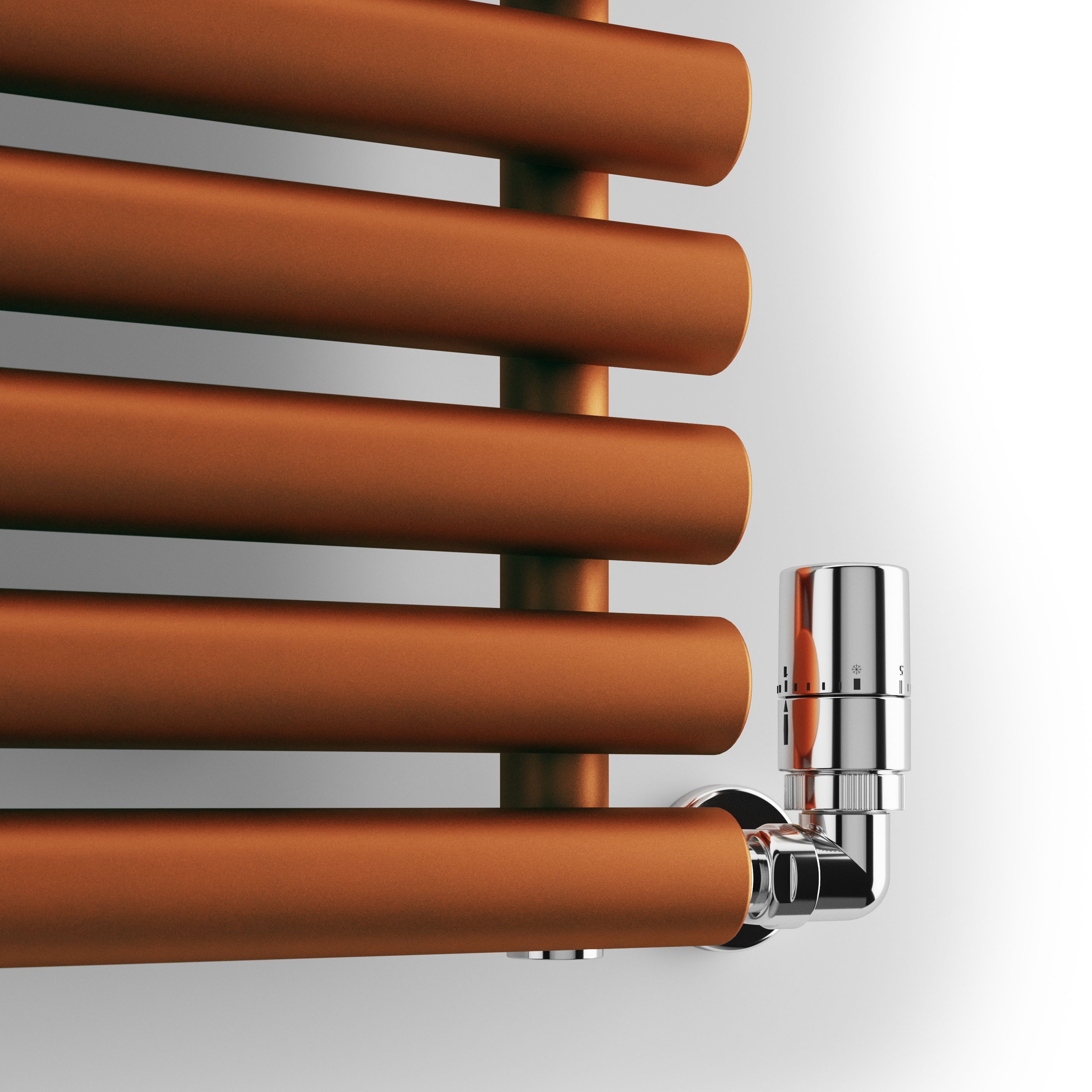 Terma Rolo Room Copper Hydronic Horizontal or vertical Designer 3519BTU ...