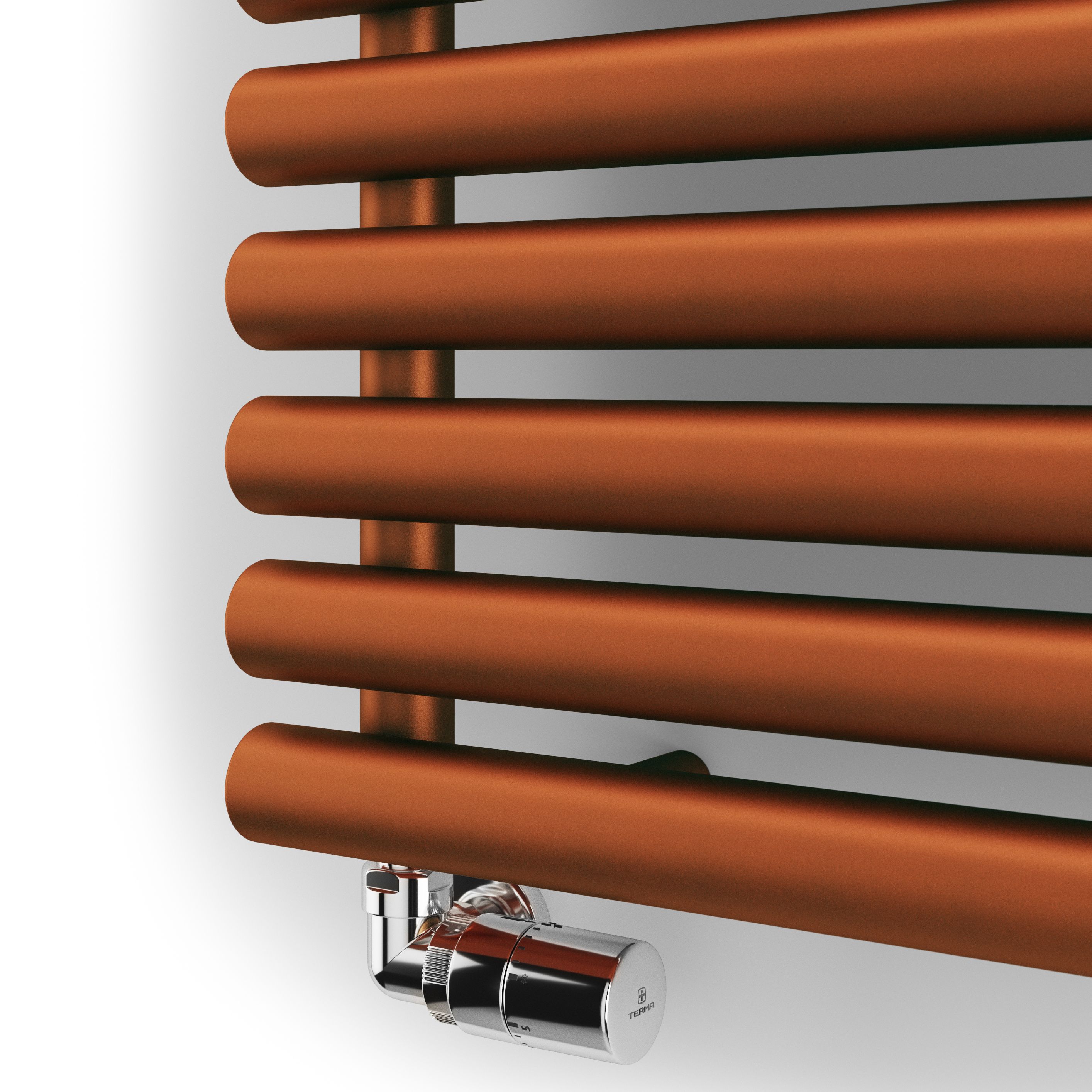 Terma Rolo Room Copper Hydronic Horizontal or vertical Designer 4297BTU ...