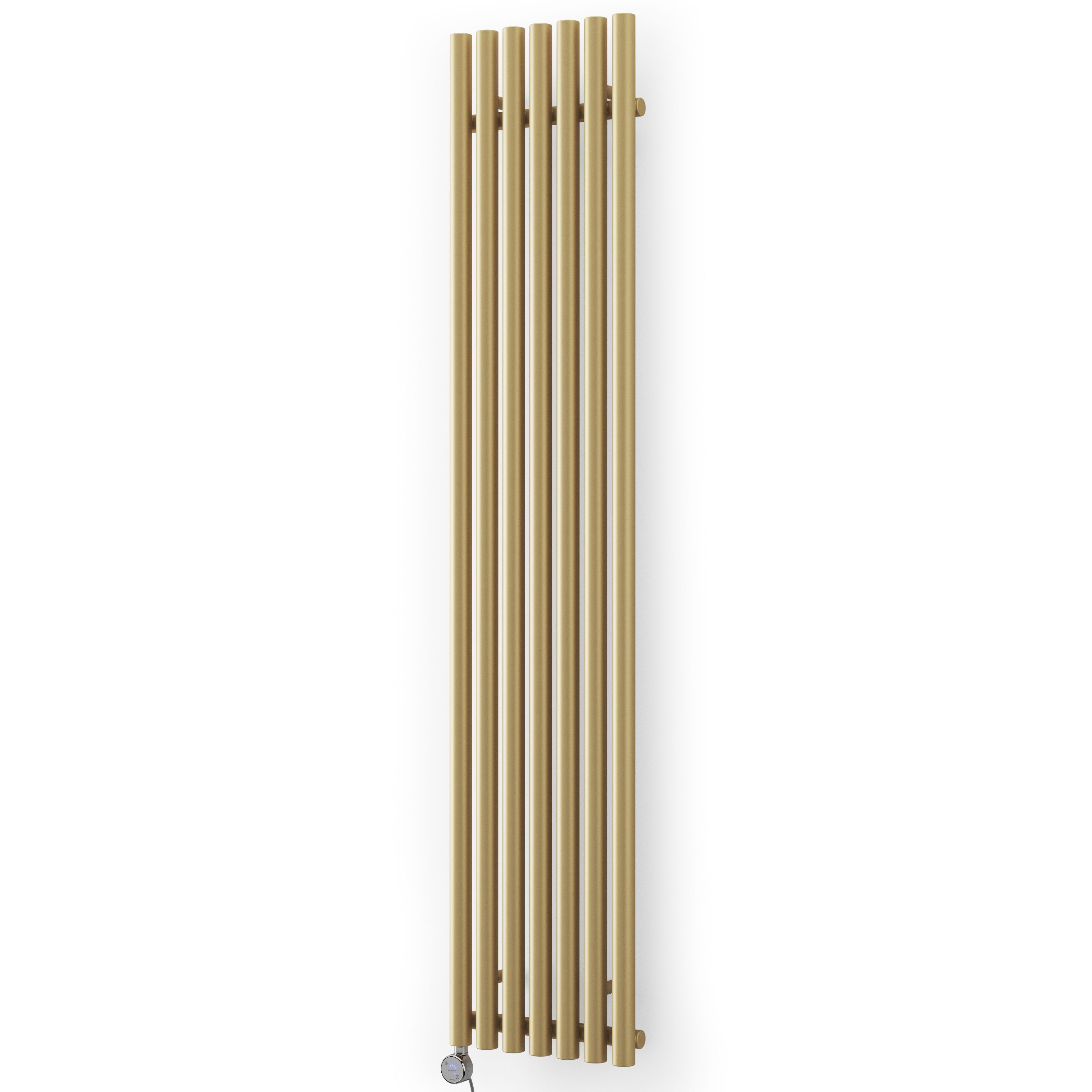 Terma Rolo Room Copper Vertical Electric designer Radiator, (W)370mm x (H)1800mm