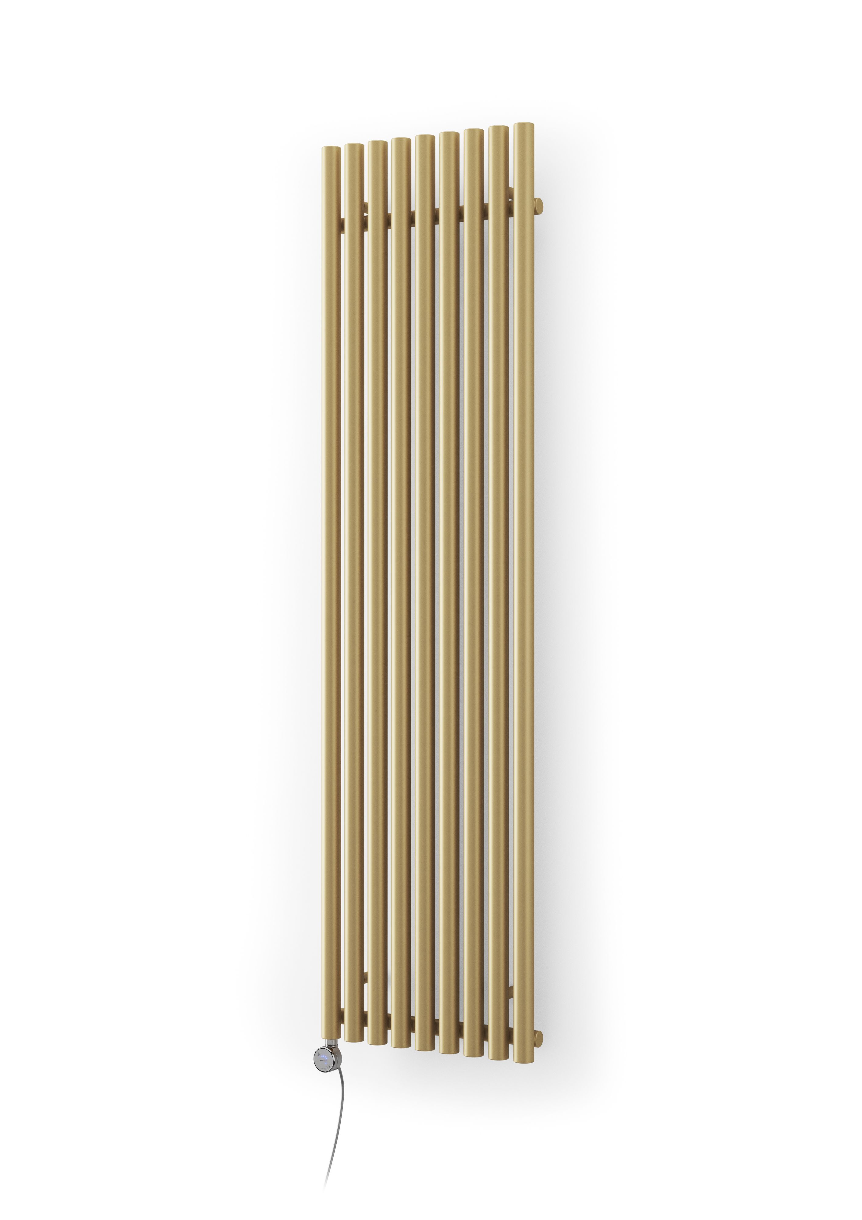 Terma Rolo-room Copper Vertical Electric designer Radiator, (W)480mm x (H)1800mm